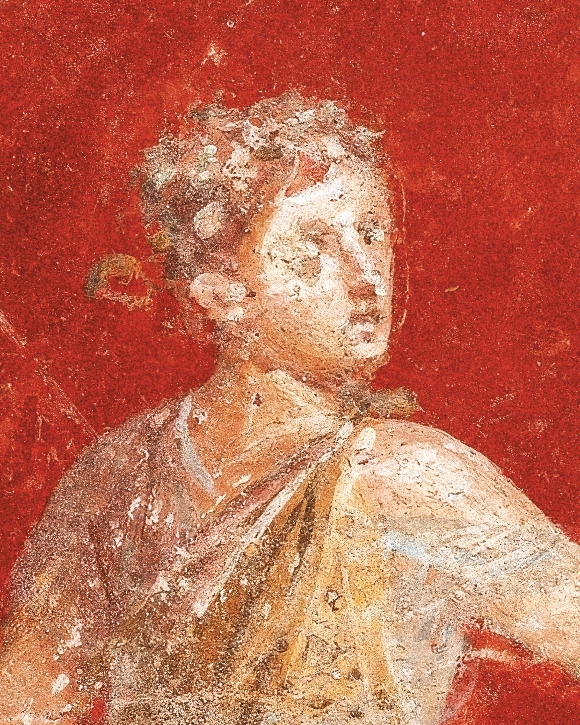 Fliegendes Mänaden-Fresko-Poster