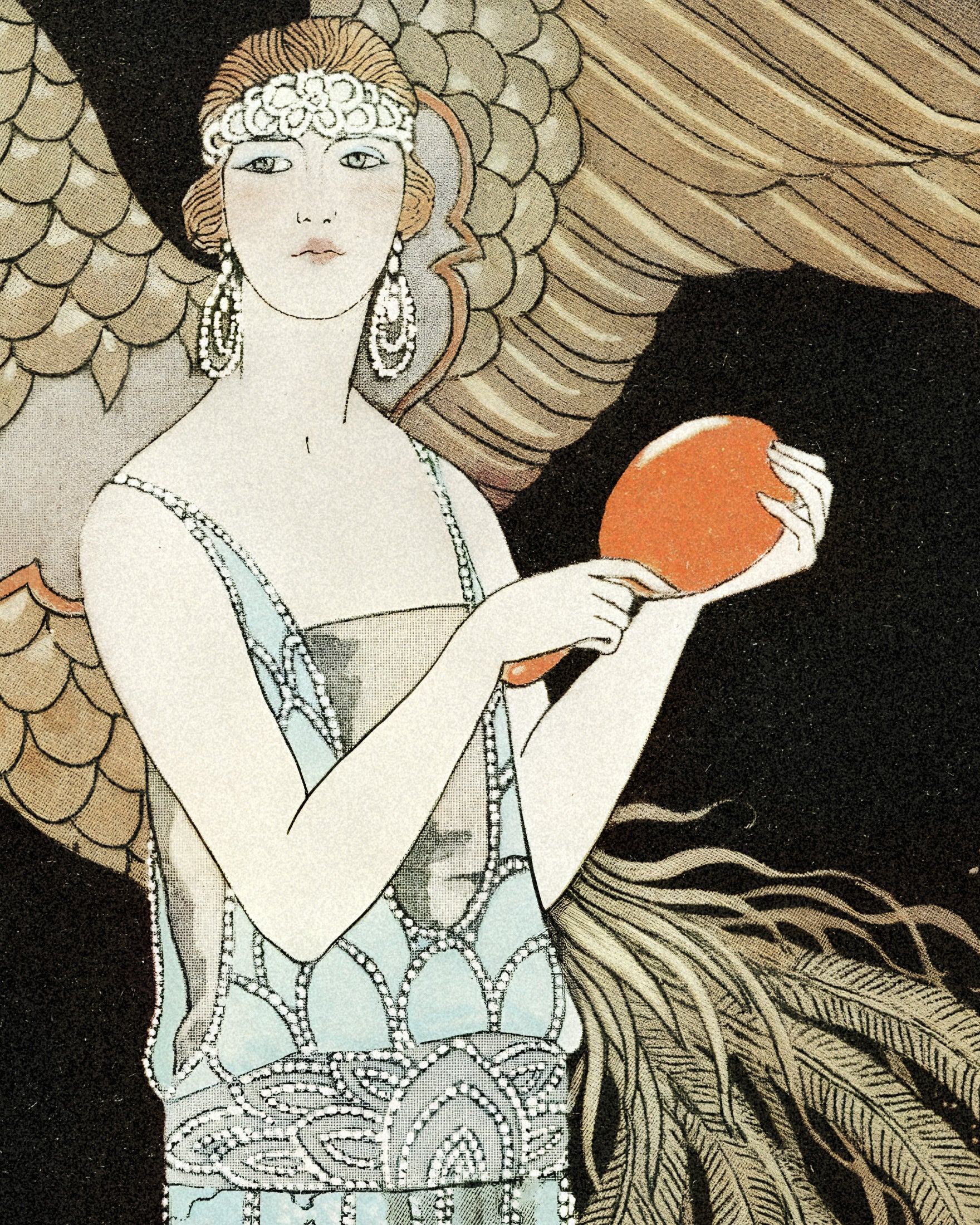 "Sortilèges" von Georges Barbier (1922) – Art Deco Plakat
