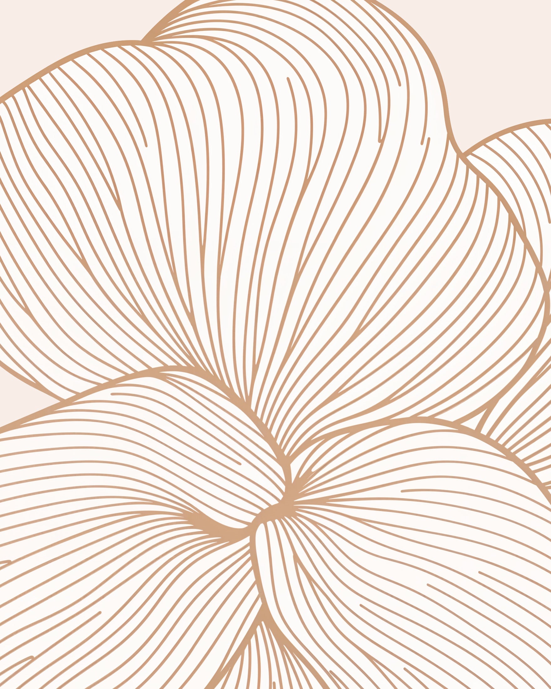Blumenmuster 02, abstrakte Kunst - Poster