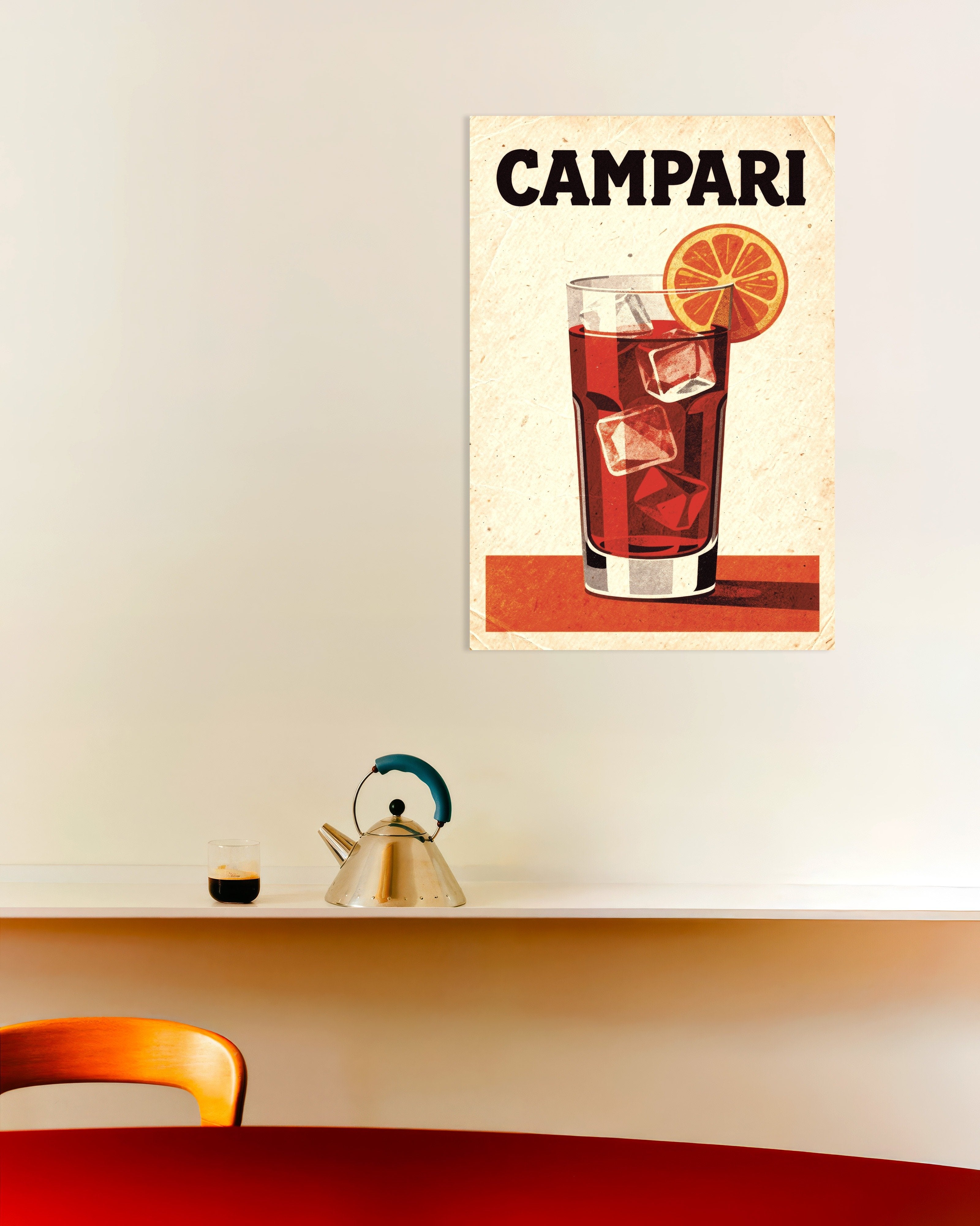 Poster of Campari Highball - Vintage Bar Poster