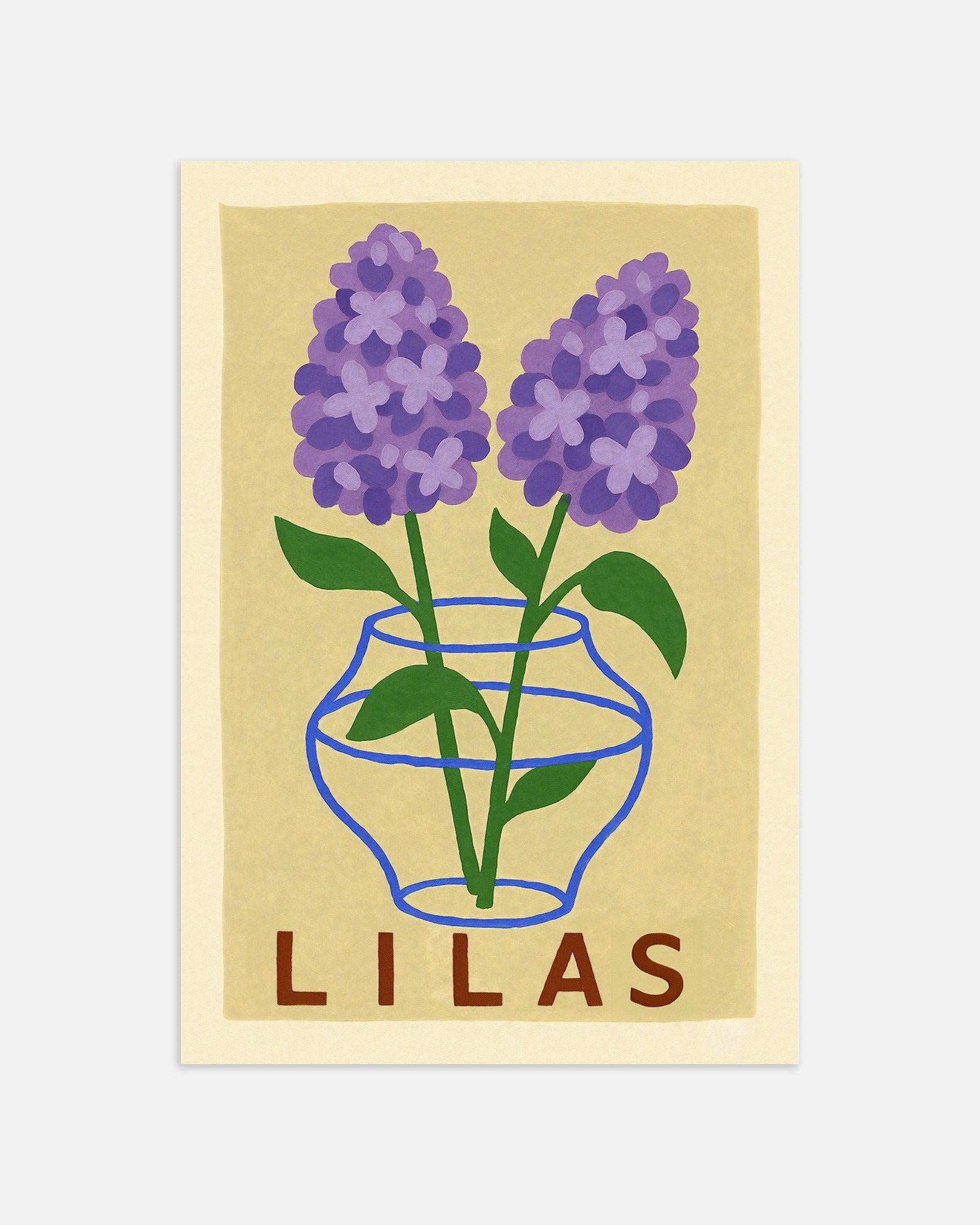 Lila Druck Poster