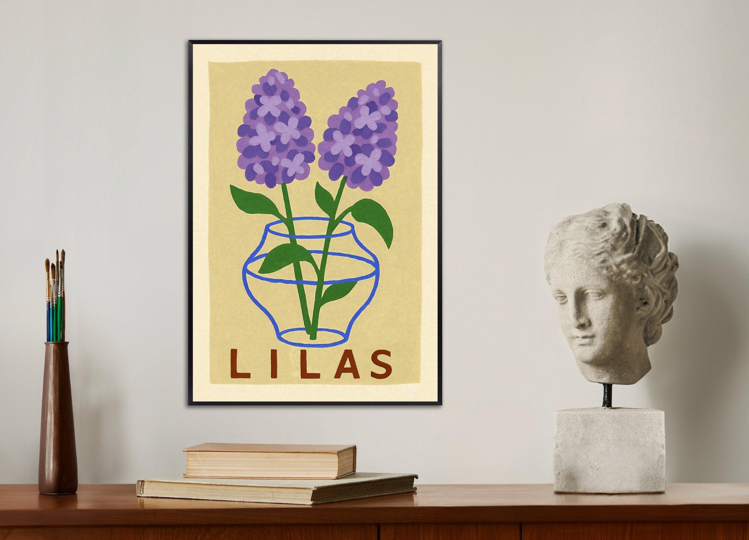 Lila Druck Poster