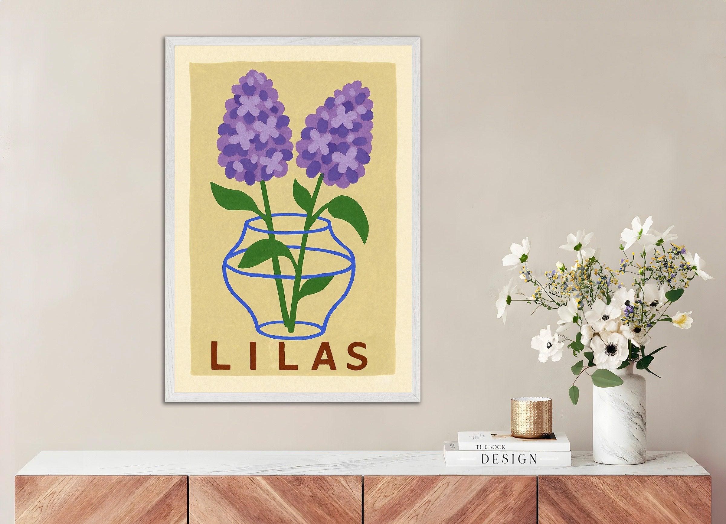 Lila Druck Poster