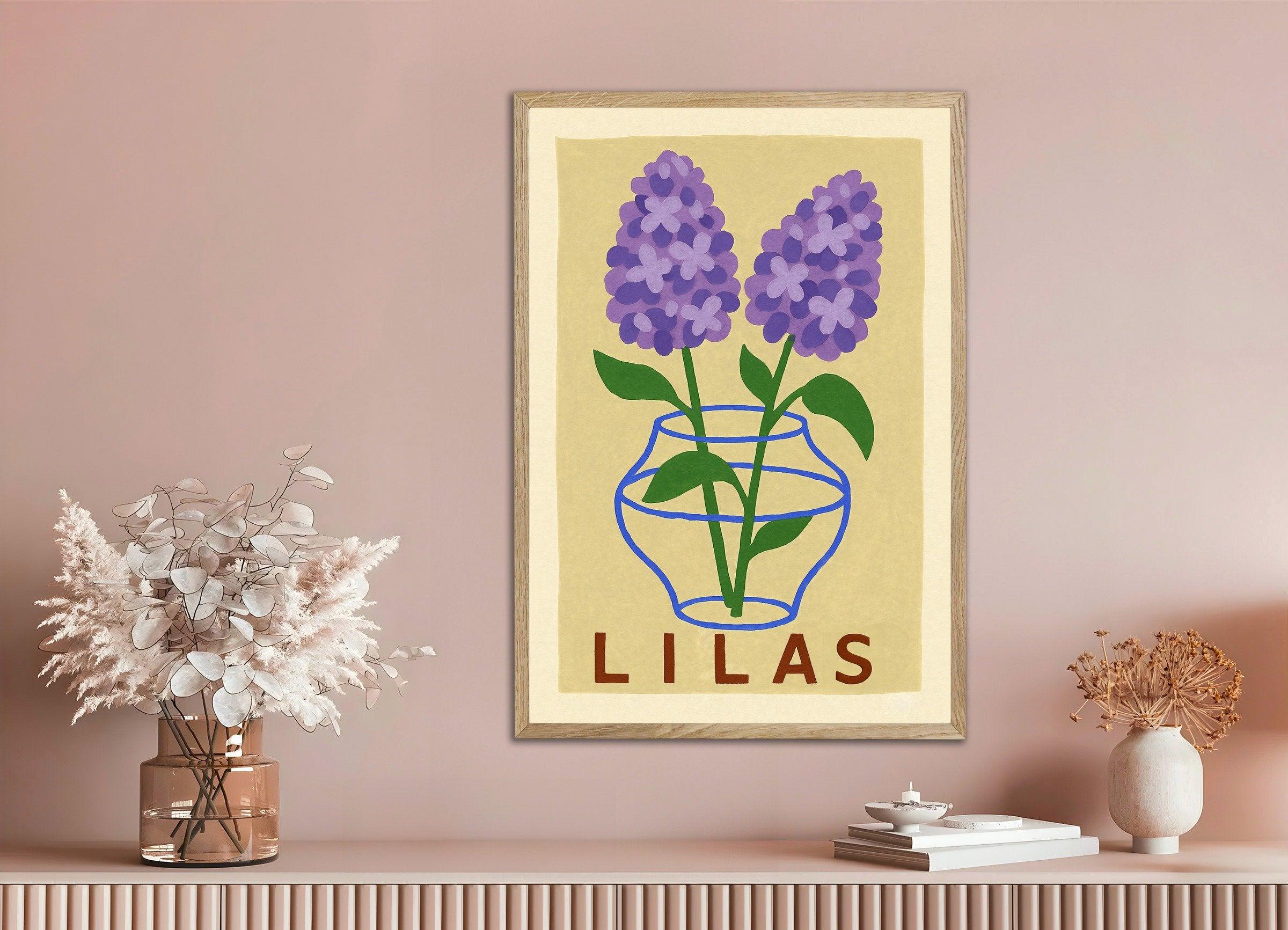 Lila Druck Poster