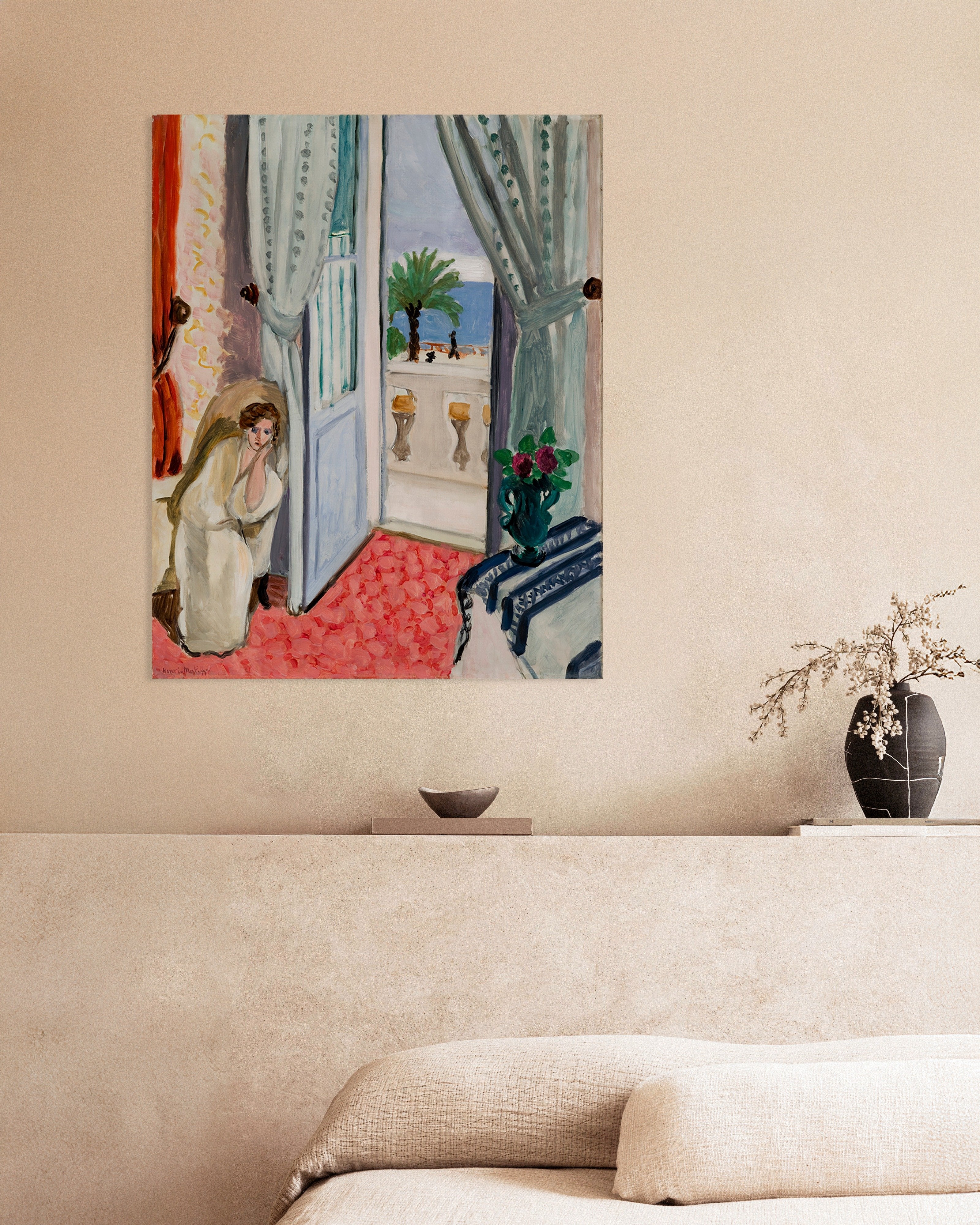 Poster of Interior at Nice (ca. 1919) by Henri Matisse