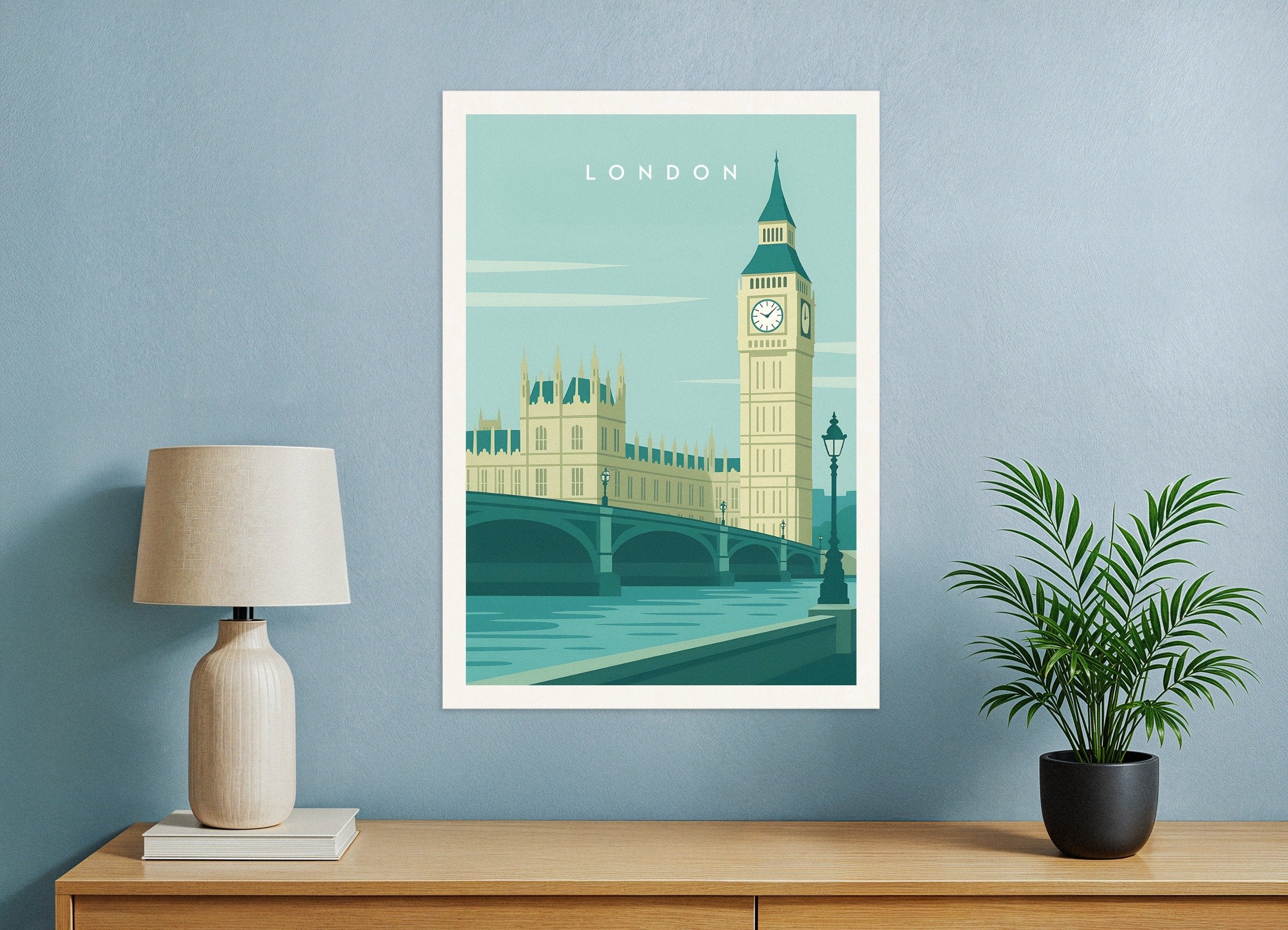 Poster of London Big Ben Wall Art Print