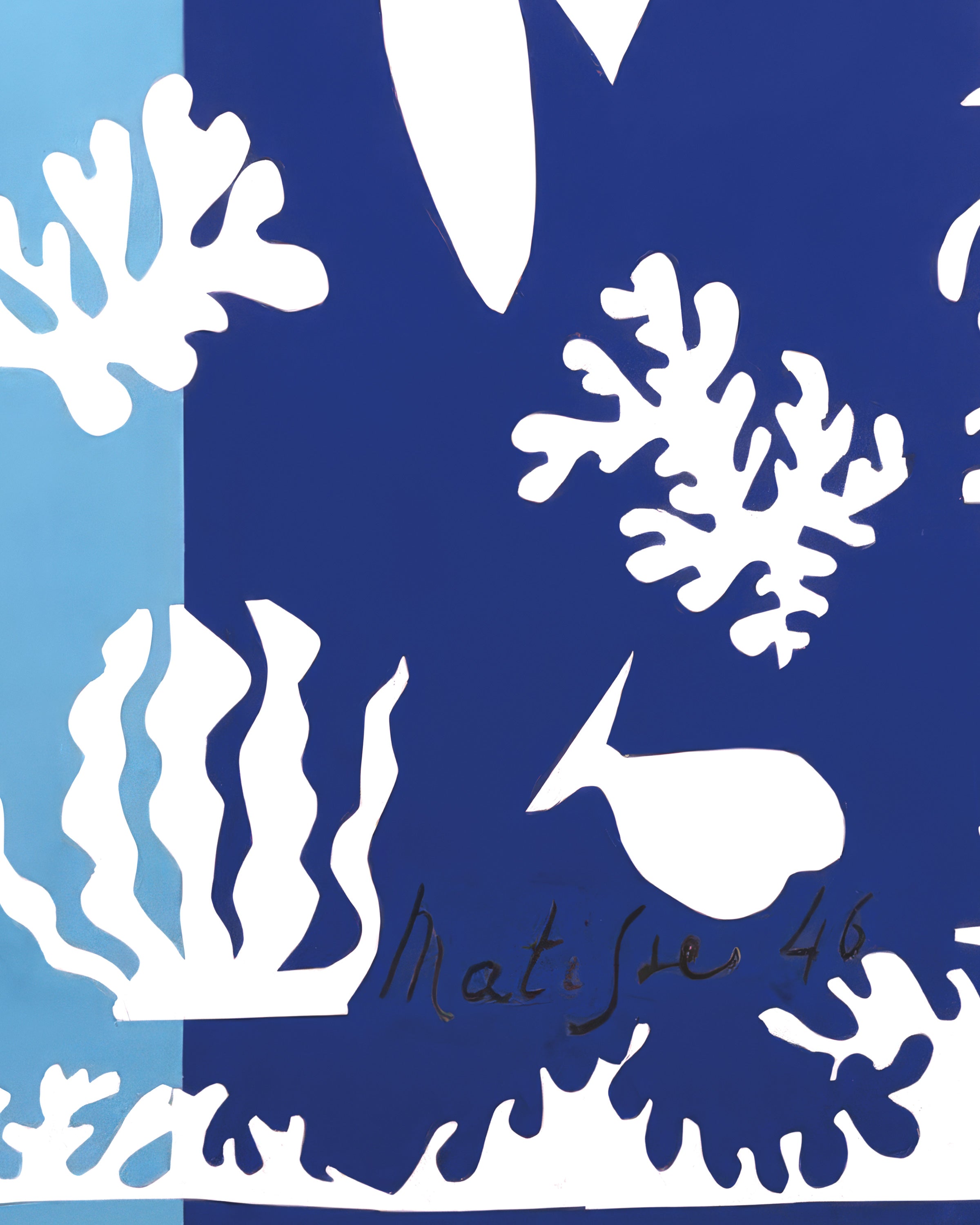 Polynesien, das Meer (1946) von Henri Matisse - Poster