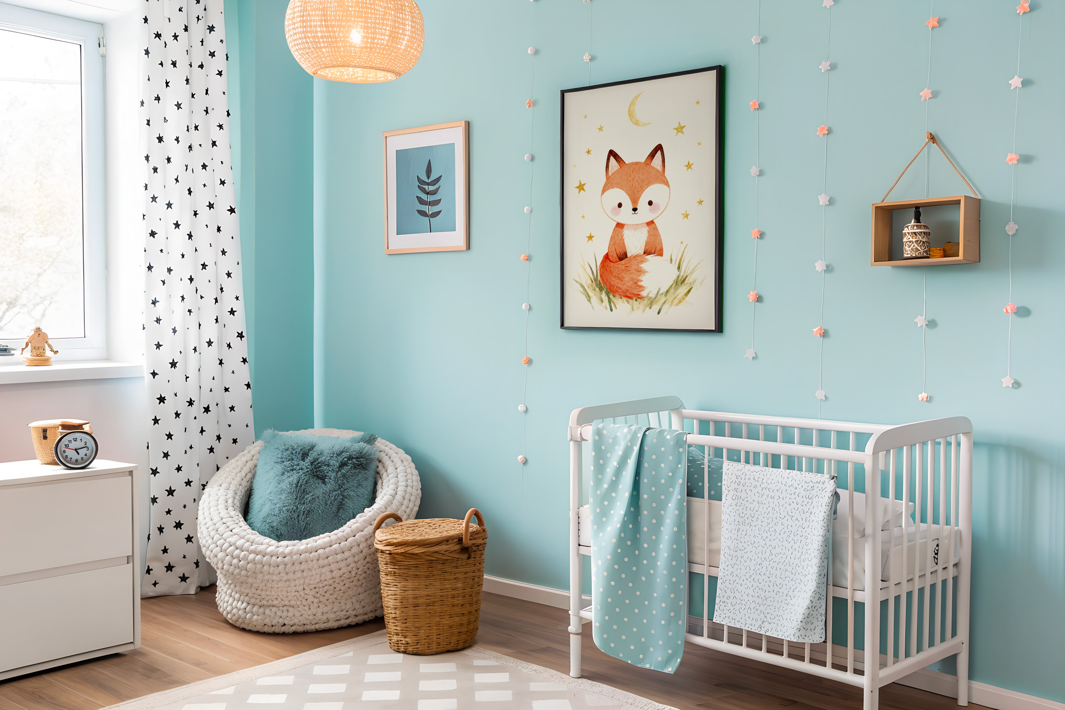 Fuchs Poster – Kinderzimmer Wandkunst