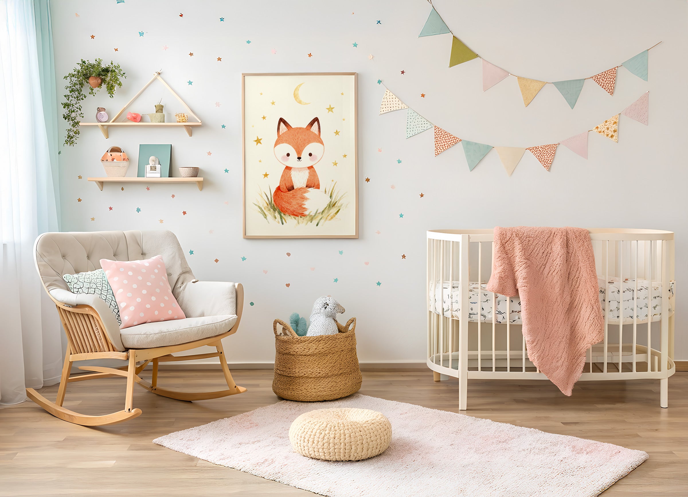 Fuchs Poster – Kinderzimmer Wandkunst
