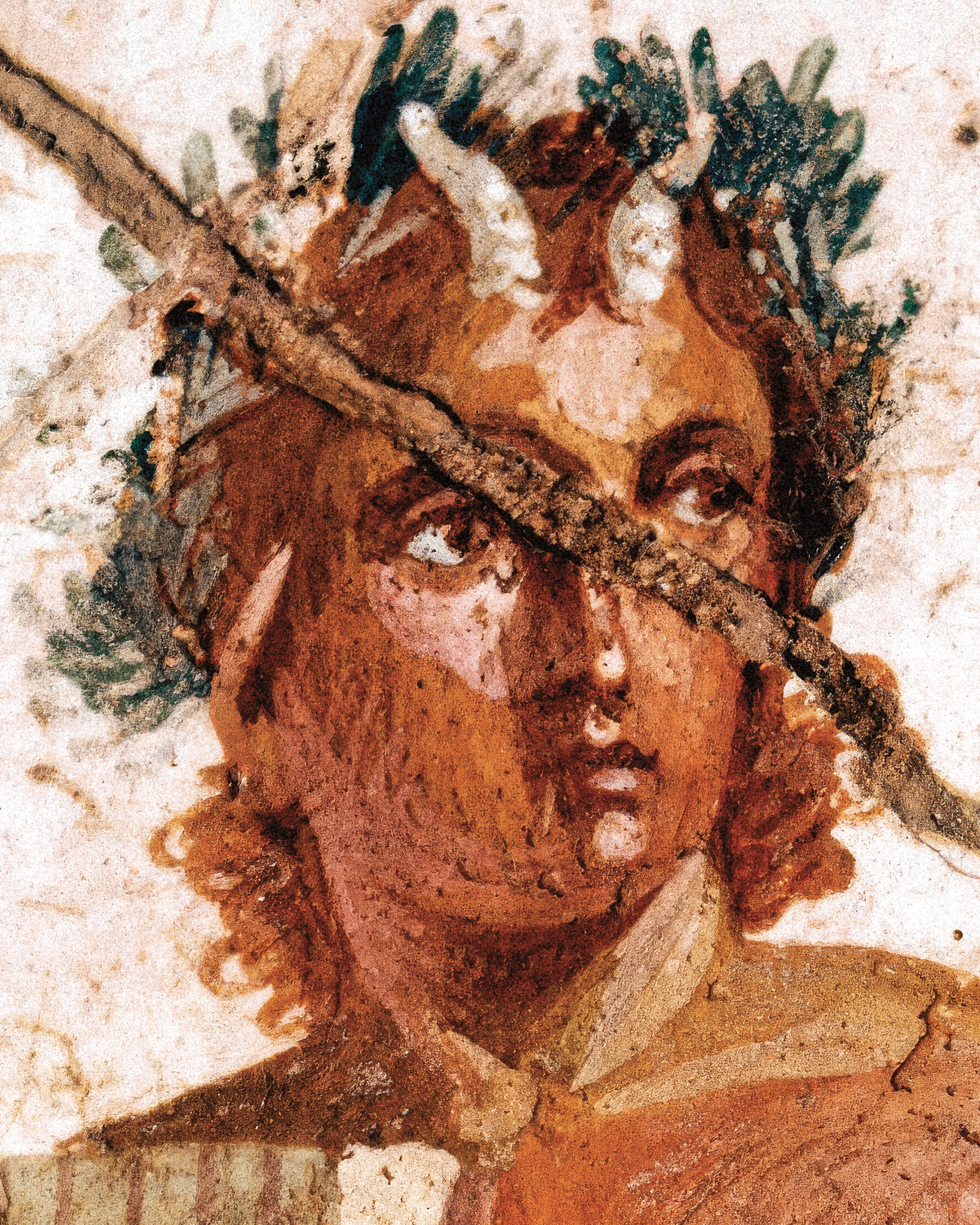 Pan-Musiker Fresko Poster