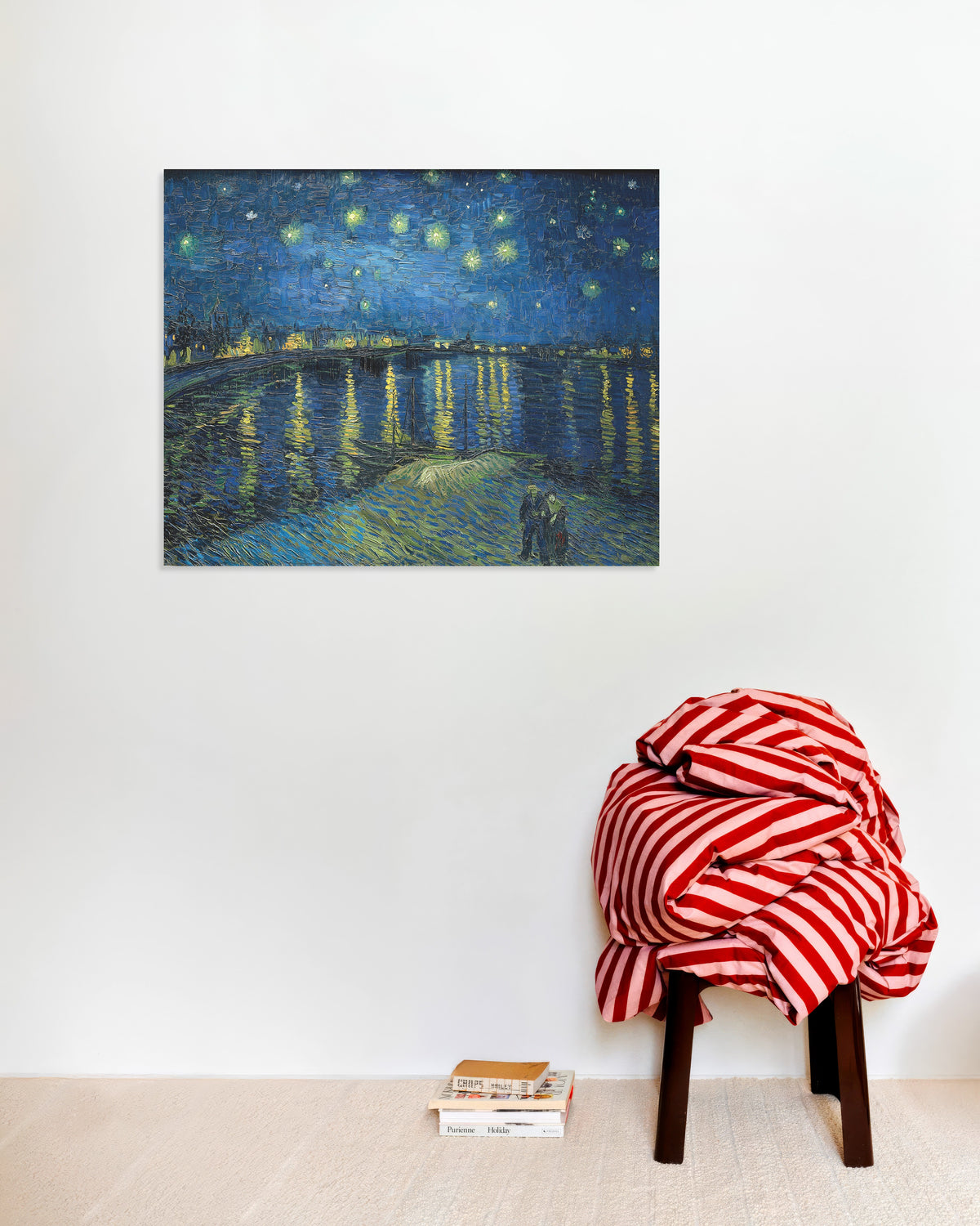 Poster von Sternennacht über der Rhône (1888) von Vincent van Gogh