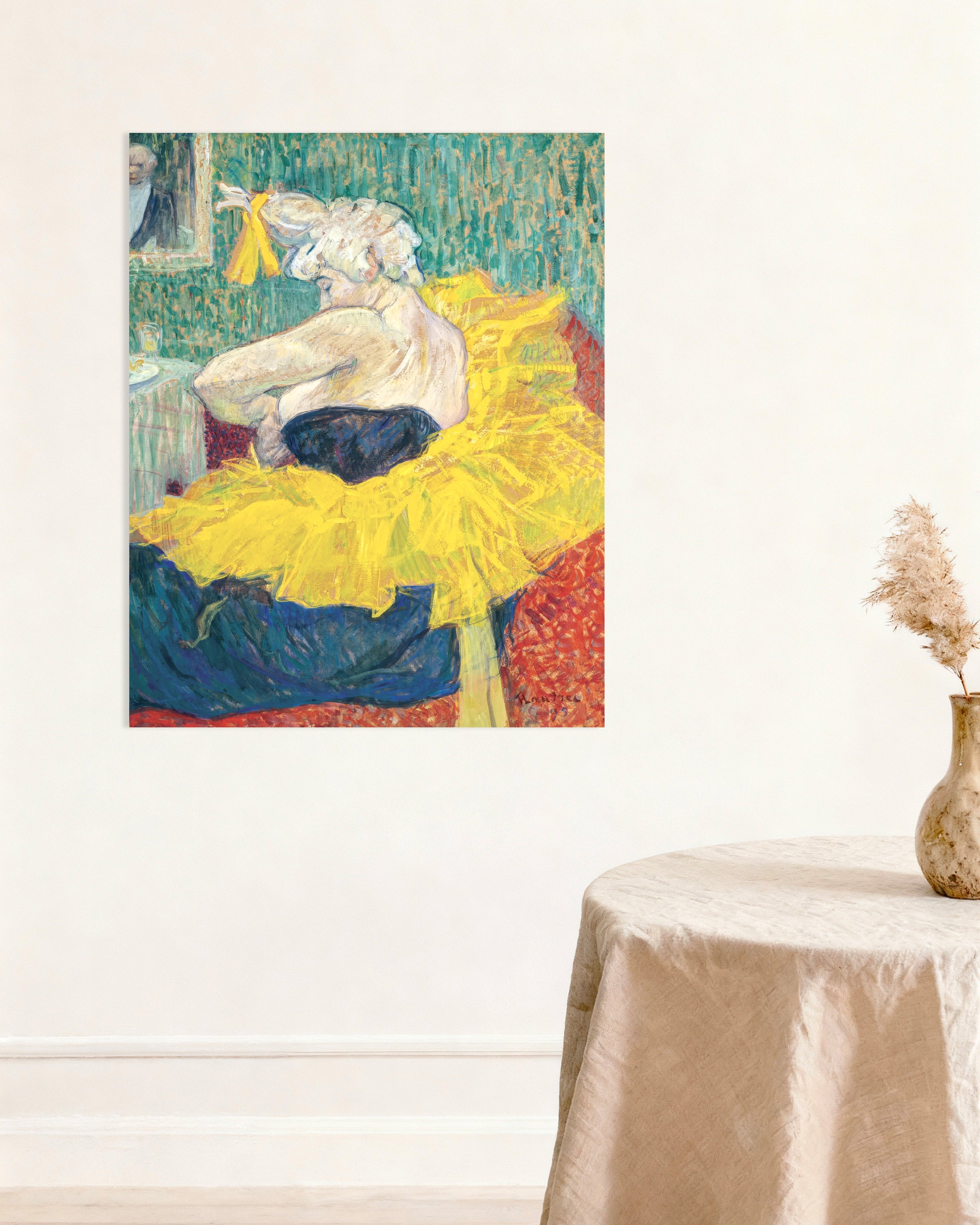 Poster of The clownesse Cha-U-Kao by Henri de Toulouse-Lautrec, 1895 - Poster