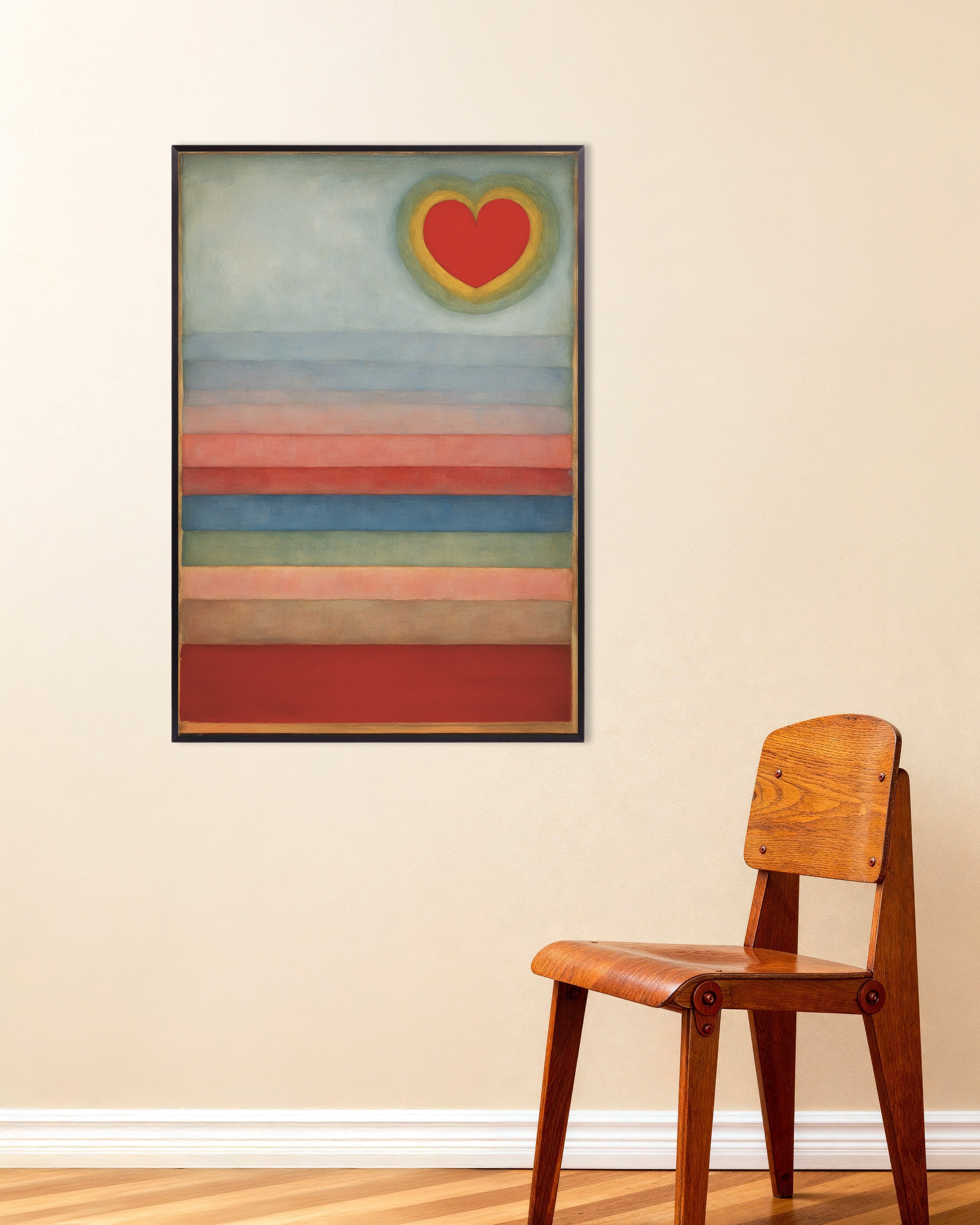 Poster of The reign of love Poster, with metal frame