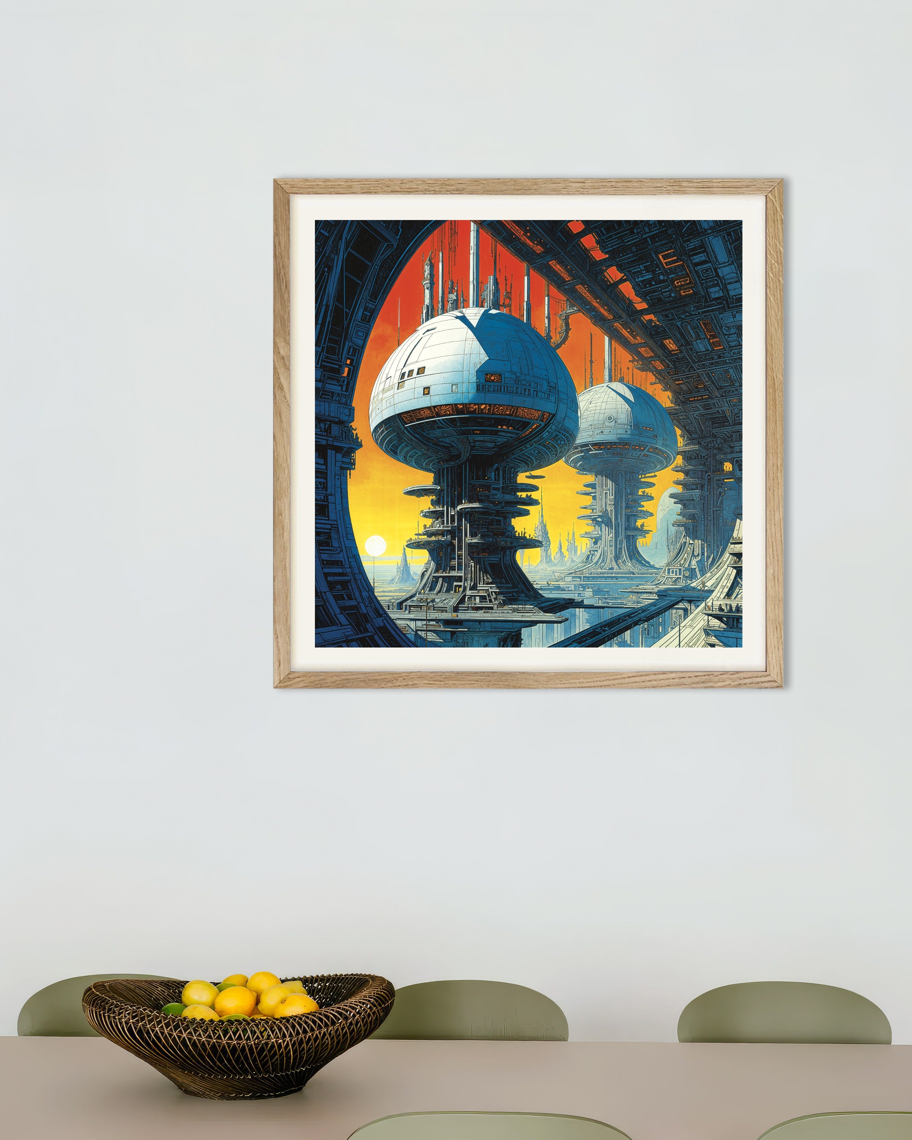 Poster of This Is Where We'll Live - poster, with natural wooden frame