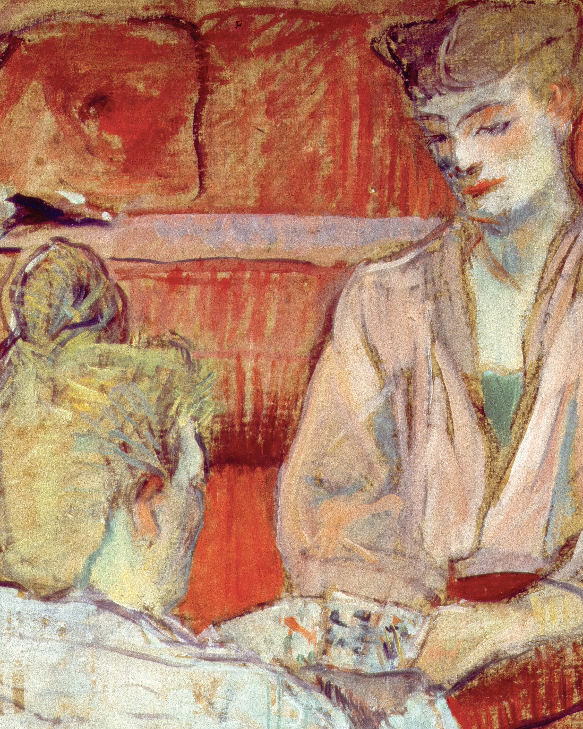 Die Kartenspieler von Henri de Toulouse-Lautrec, 1893 - Poster