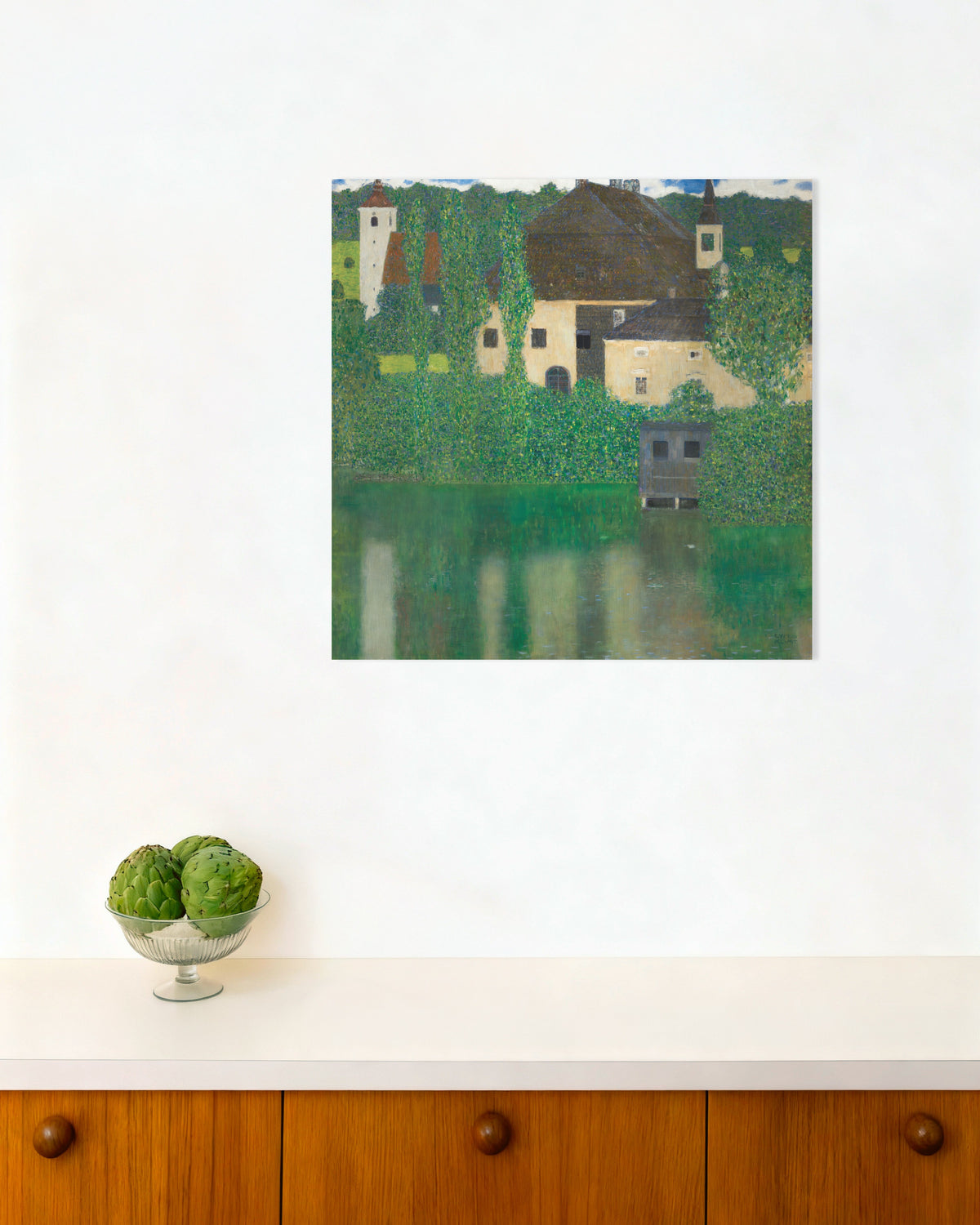 Poster von Wasserschloss (1908–1909) von Gustav Klimt