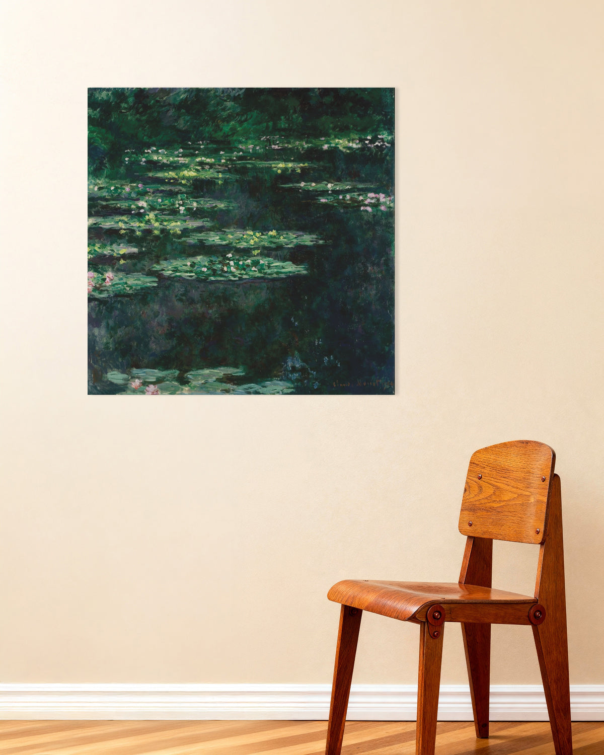 Poster Seerosen (1904) von Claude Monet