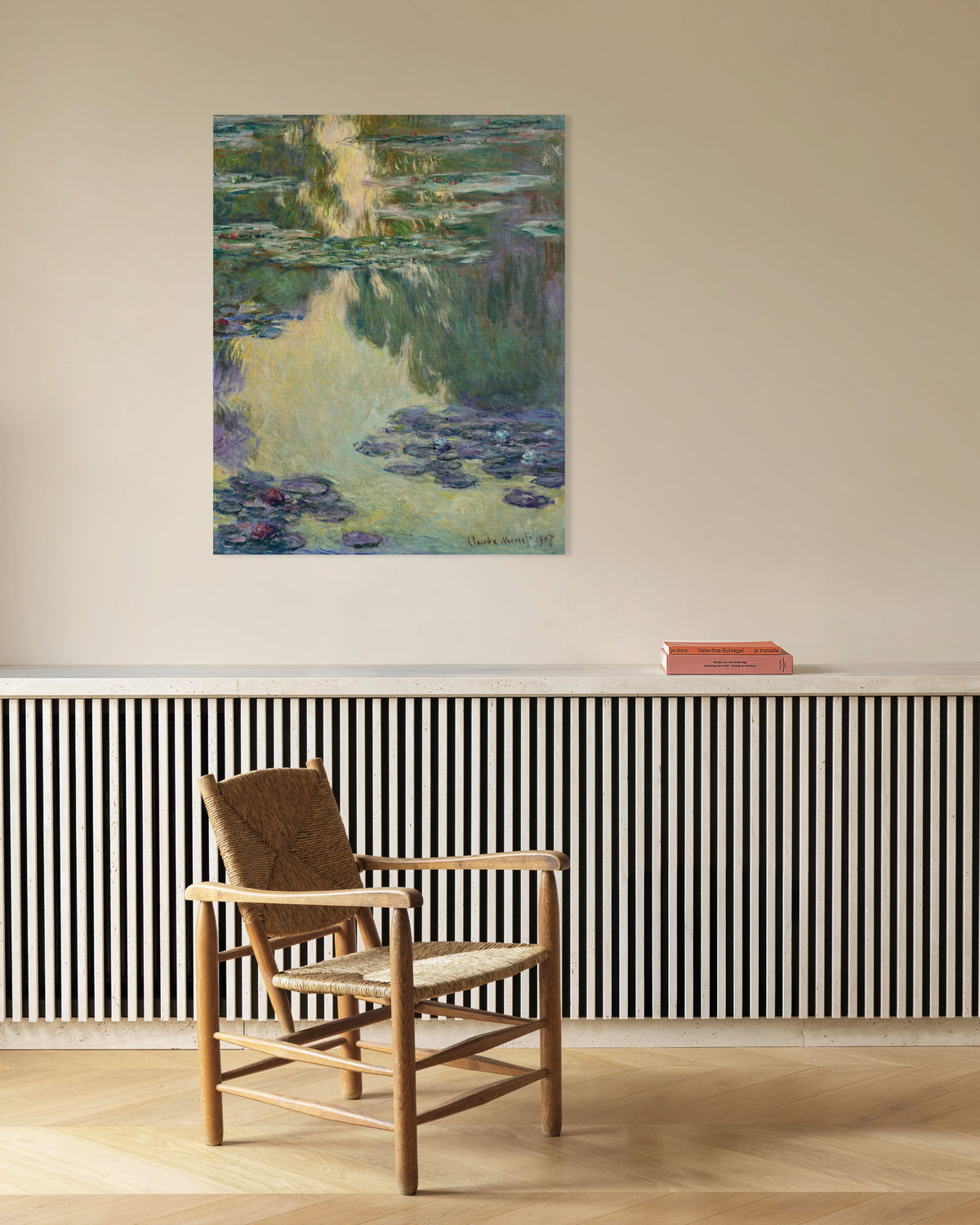 Poster Seerosen (1907) von Claude Monet