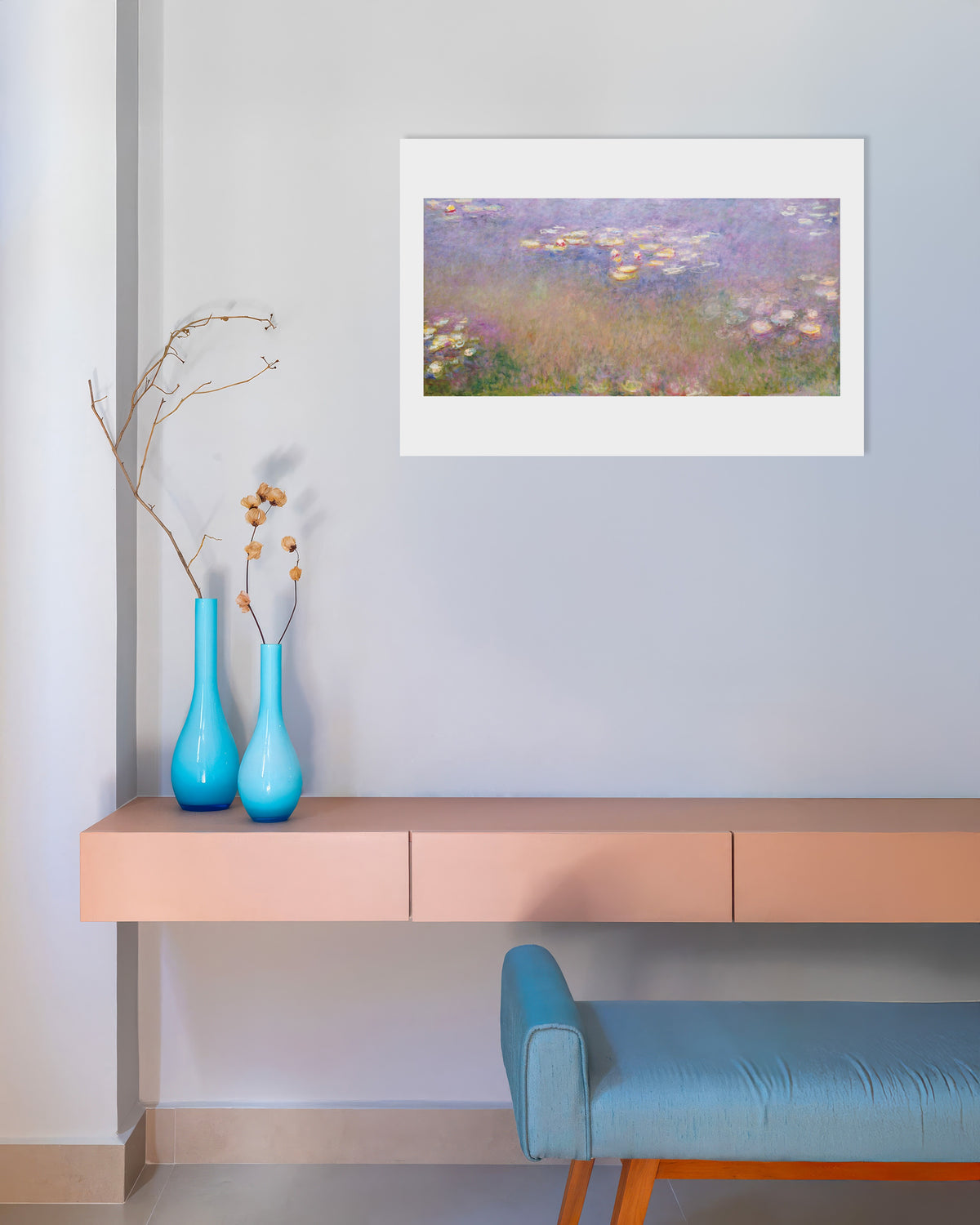 Poster Seerosen (um 1915–1926) von Claude Monet