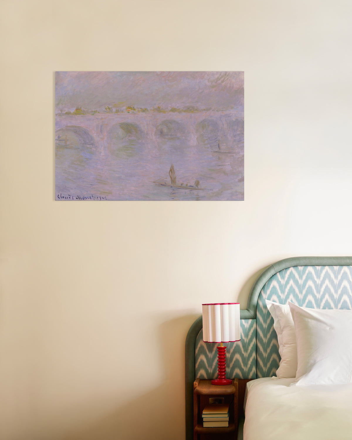 Poster Waterloo Bridge, London (1902) von Claude Monet