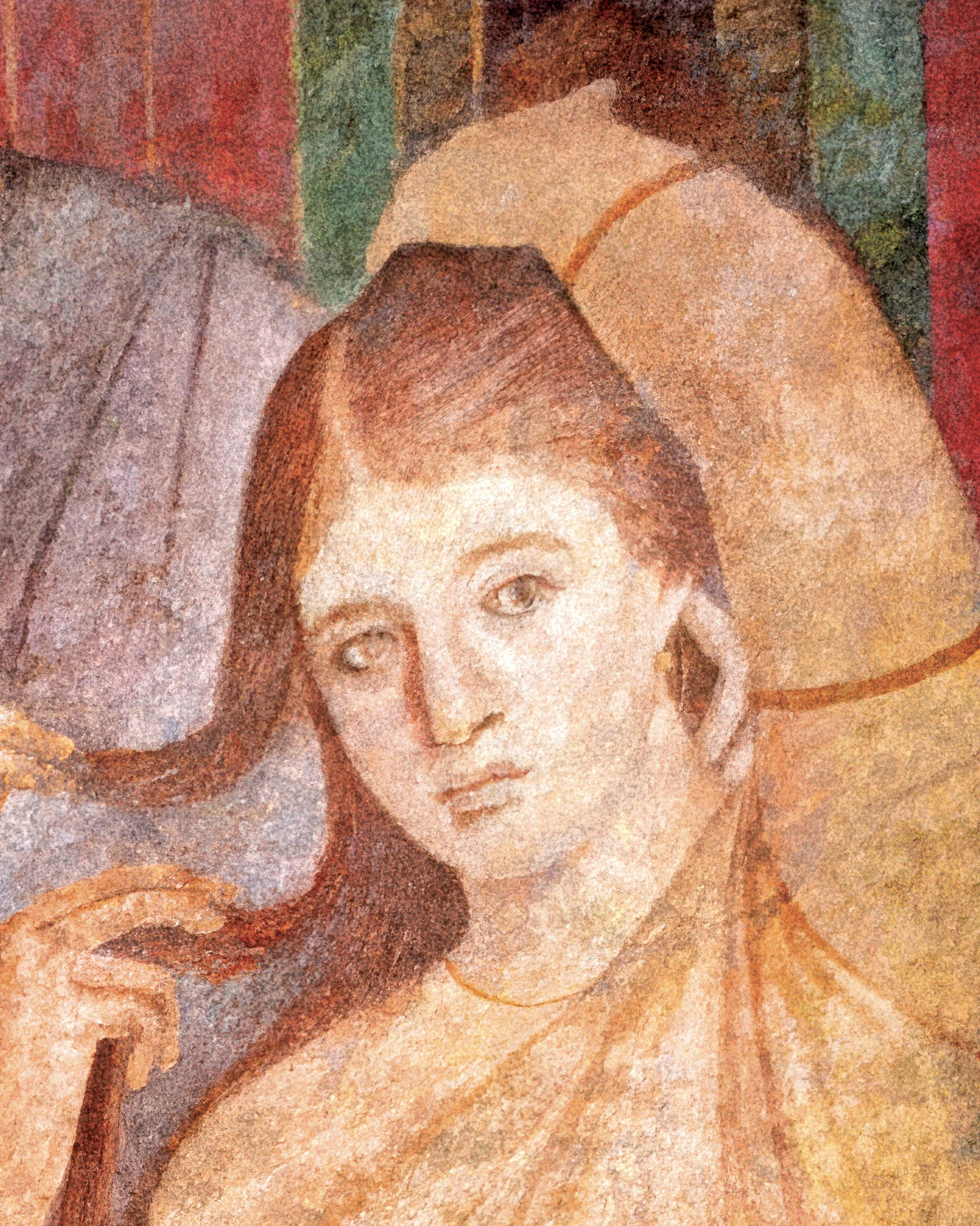 Frau beim Friseur Poster