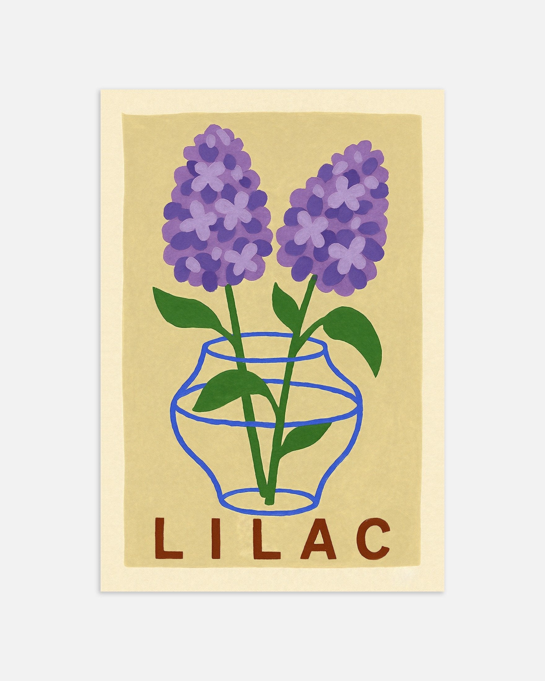 Lila Druck Poster