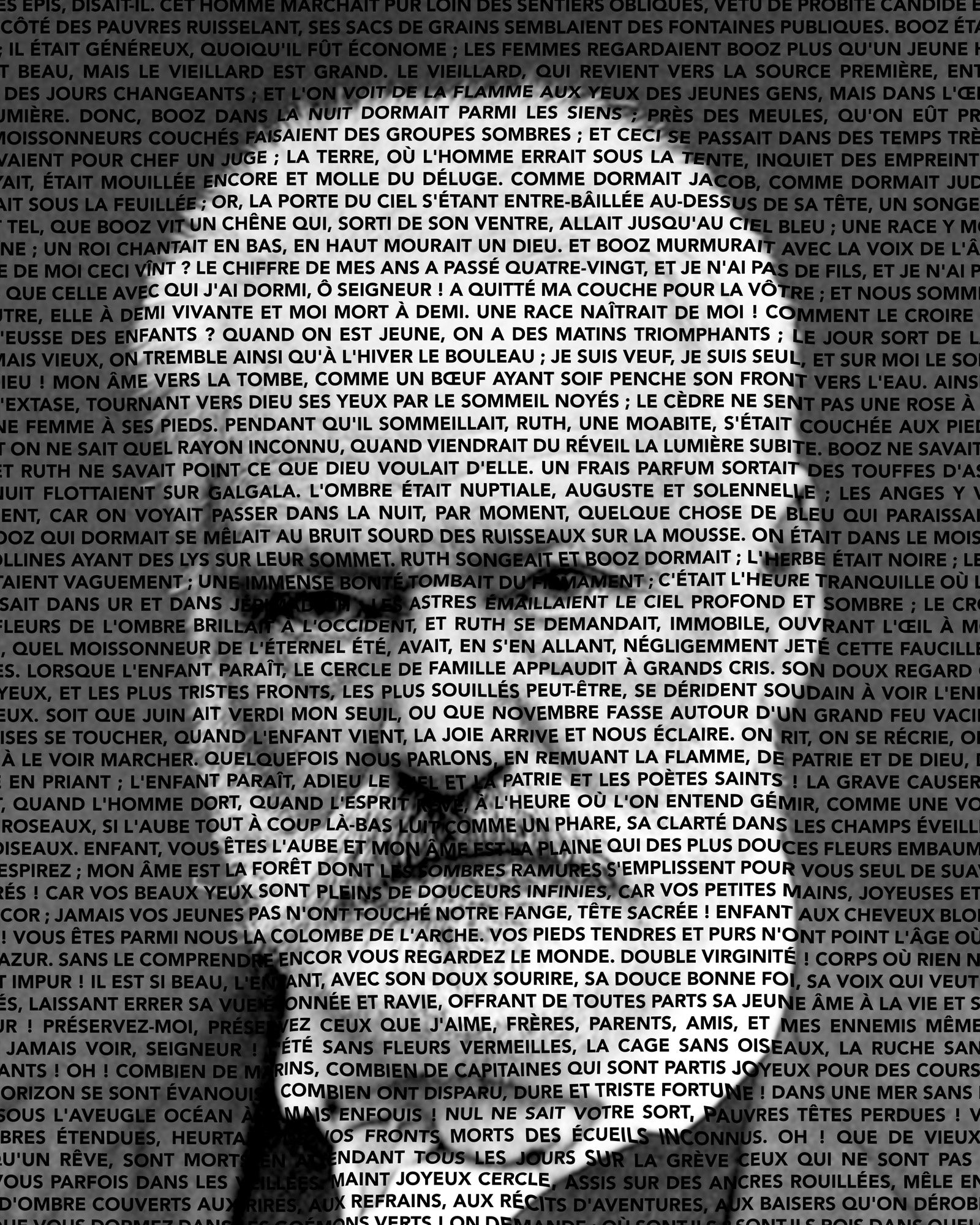 Victor Hugo – Das typografische Portrait der Kontemplationen