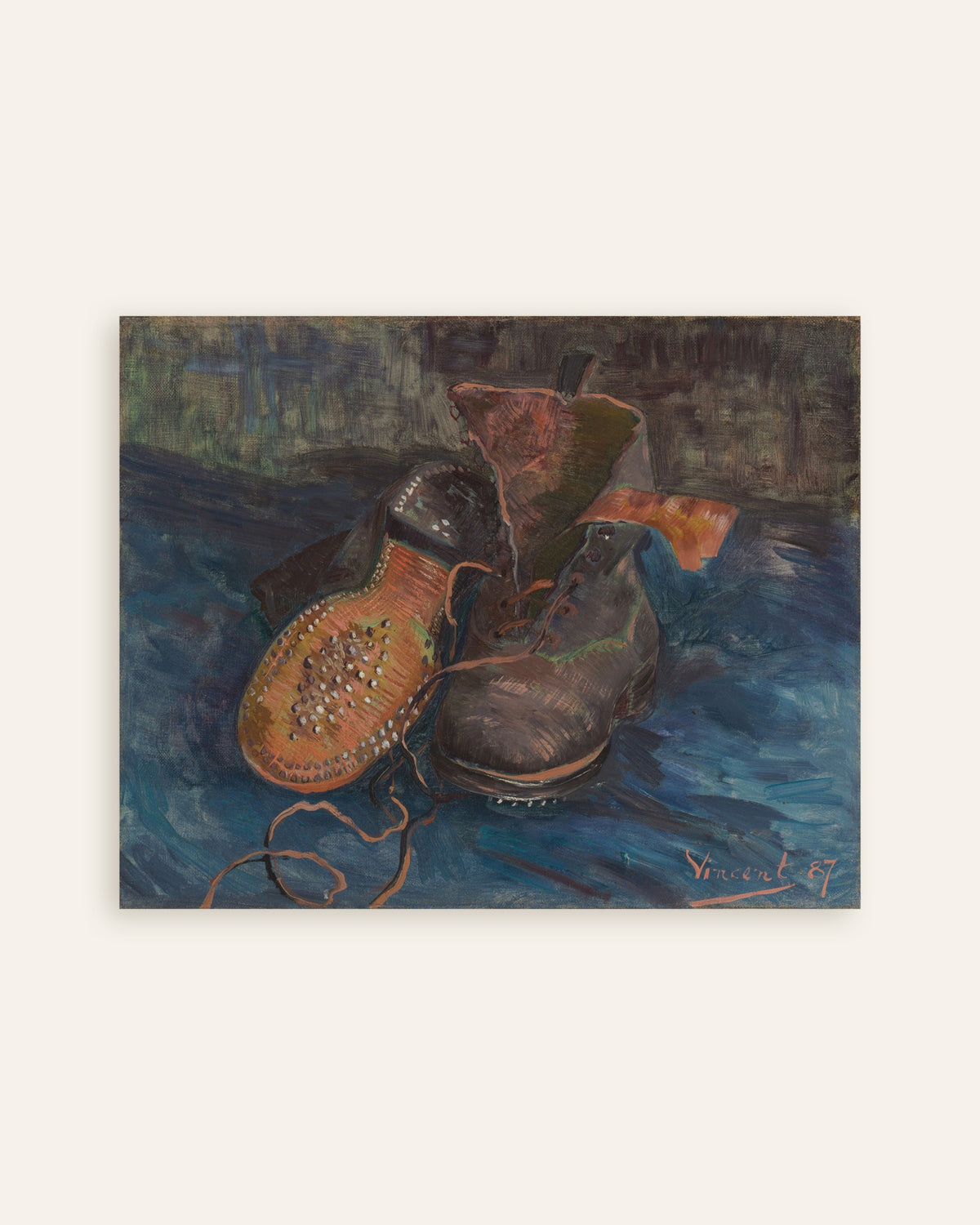 Poster von Ein Paar Stiefel (1887) von Vincent van Gogh, Vorschaubild
