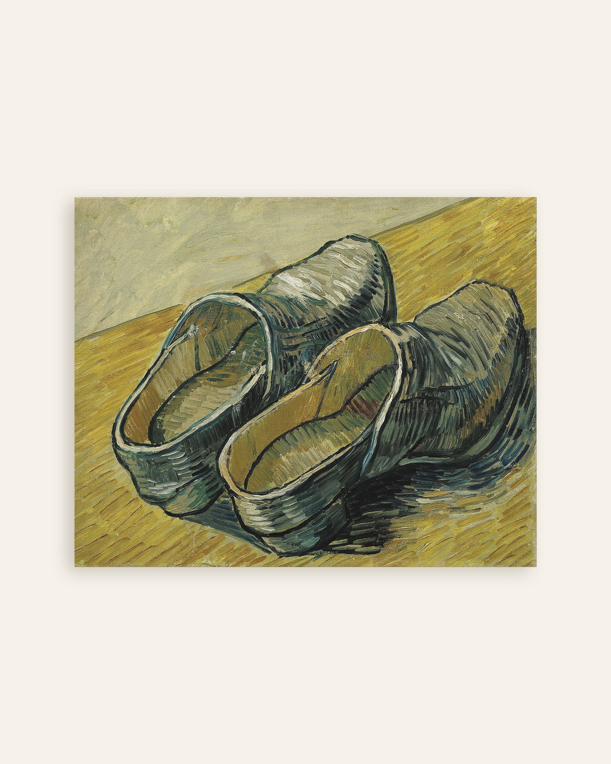 Poster von Ein Paar Ledersandalen (1888) von Vincent van Gogh, Miniaturansicht