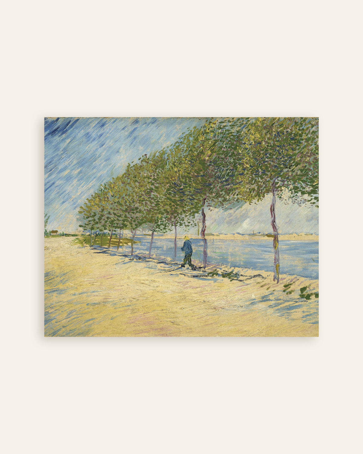 Poster „Entlang der Seine (1887) von Vincent van Gogh“, Miniaturansicht