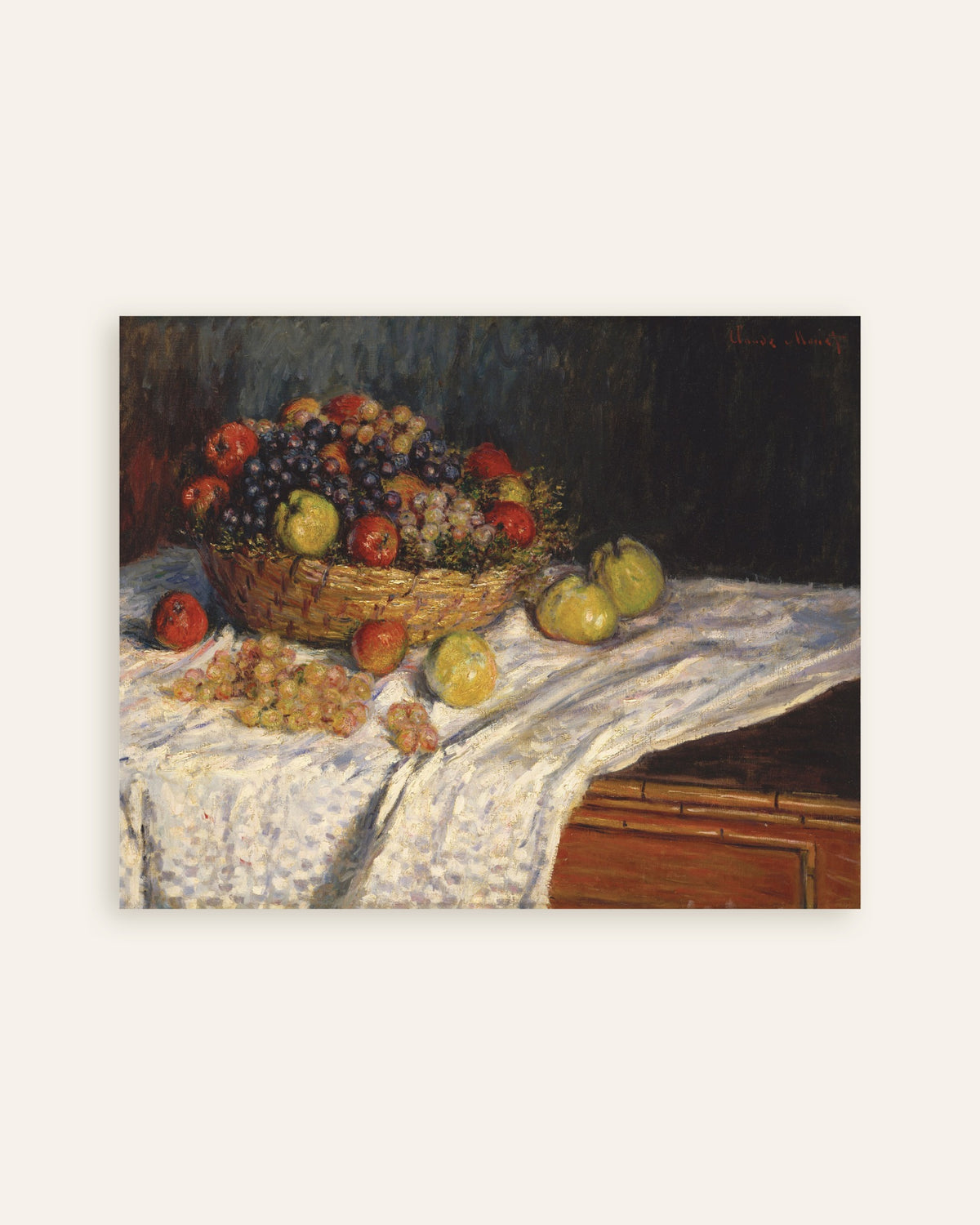 Poster Äpfel und Trauben (1879–1880) von Claude Monet, Vorschaubild