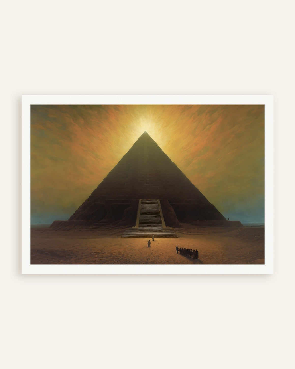 Poster „Stimmungsvoll, düster und mystisch: Die Große Pyramide“, Miniaturansicht