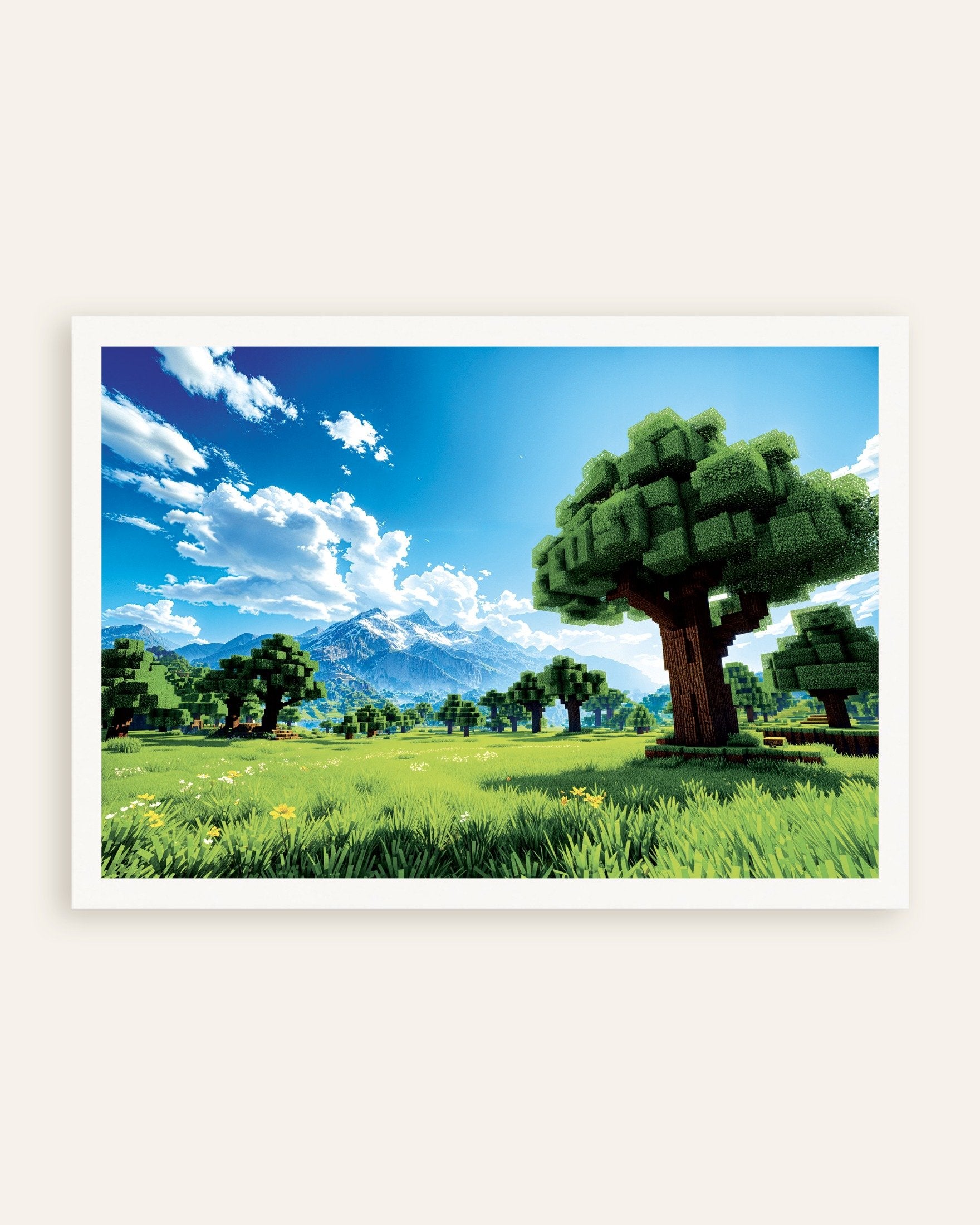 Poster of Beautiful Pixel Landscape – Fantasy Poster, thumbnail