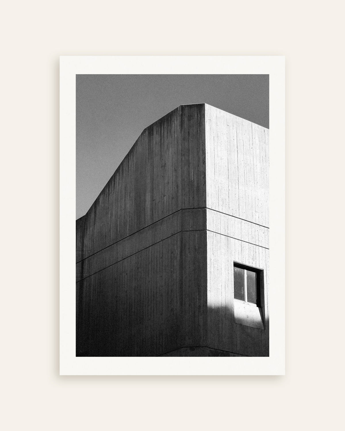 Poster „Ecke aus Brettschalungsbeton“, Miniaturansicht