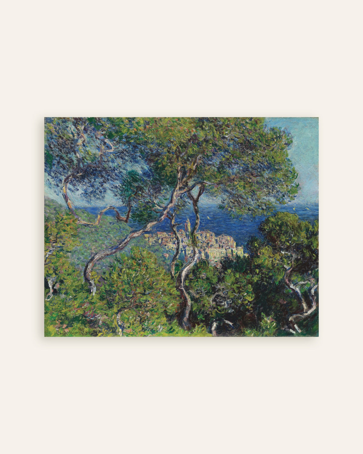 Poster Bordighera (1884) von Claude Monet, Vorschaubild