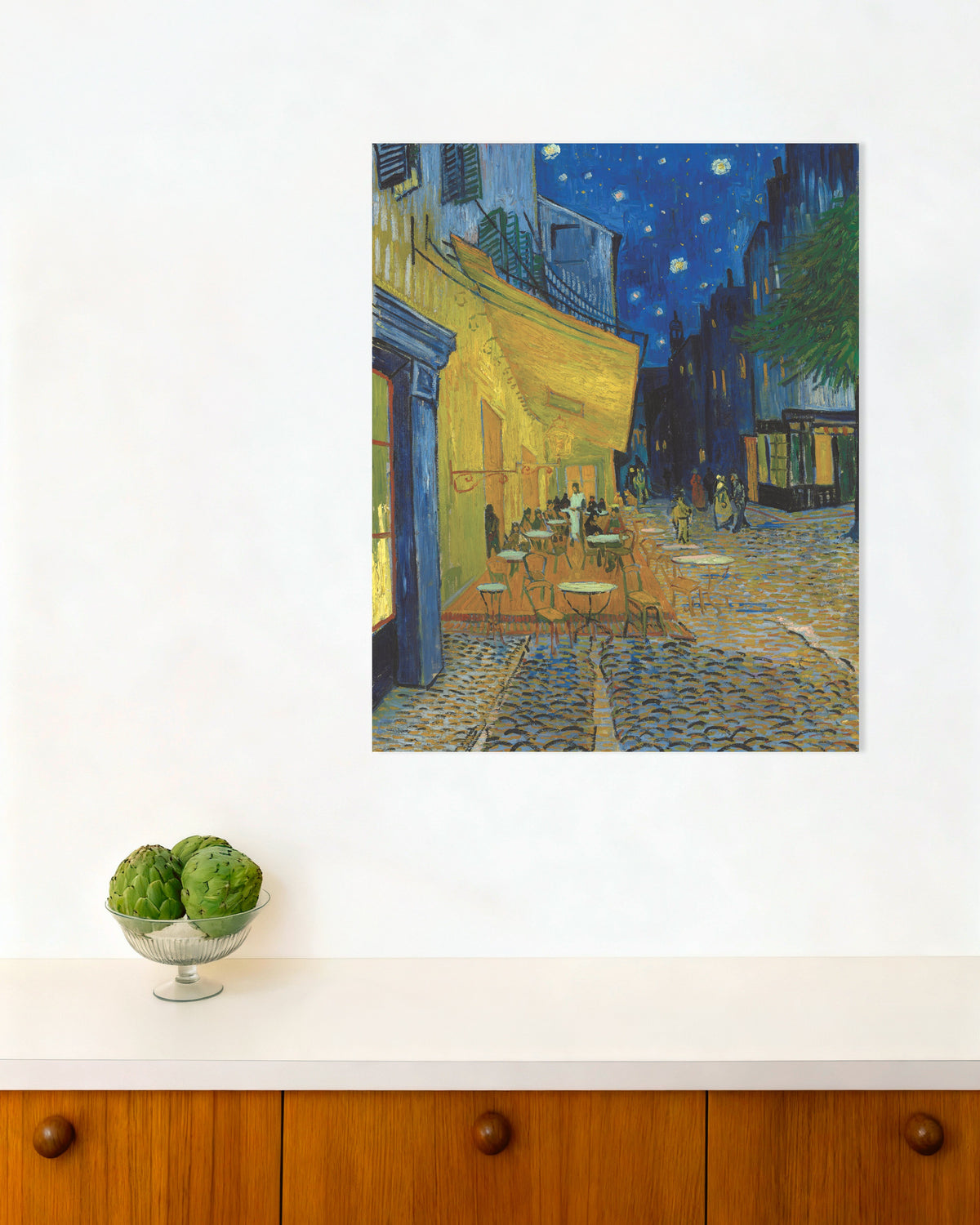 Poster „Caféterrasse am Abend“ (1888) von Vincent van Gogh