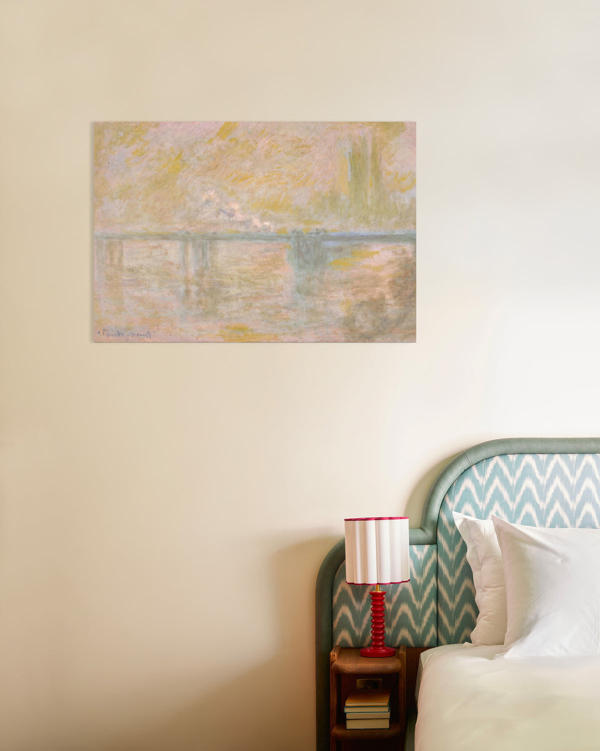 Poster Charing Cross Bridge, London (um 1902) von Claude Monet