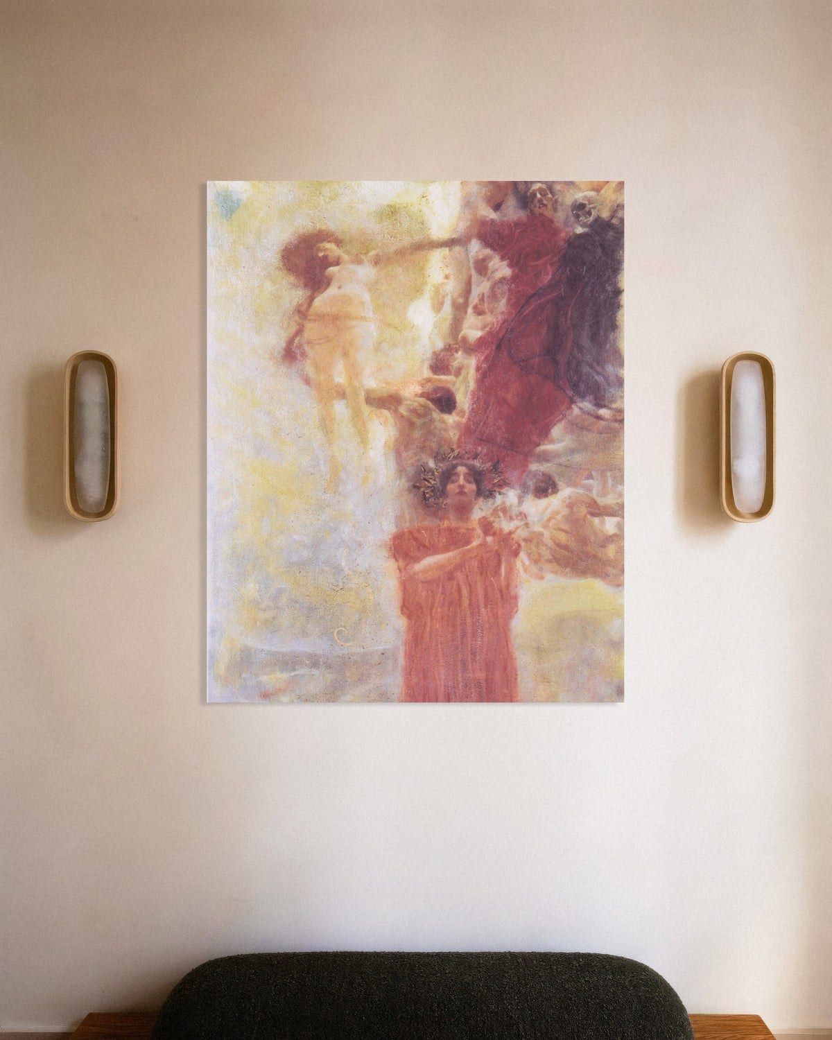 Poster Kompositionsentwurf zur Medizin (1897–1898) von Gustav Klimt