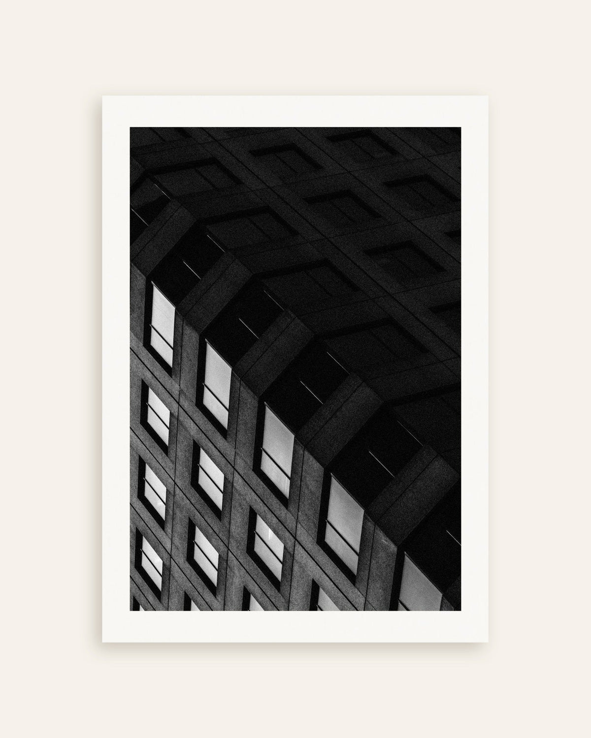 Poster „Betonraster bei Nacht“, Miniaturansicht