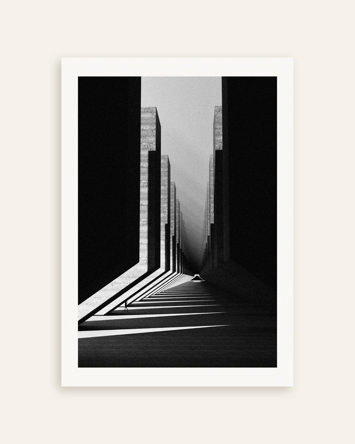 Poster „Korridor aus Licht und Beton“, Miniaturansicht