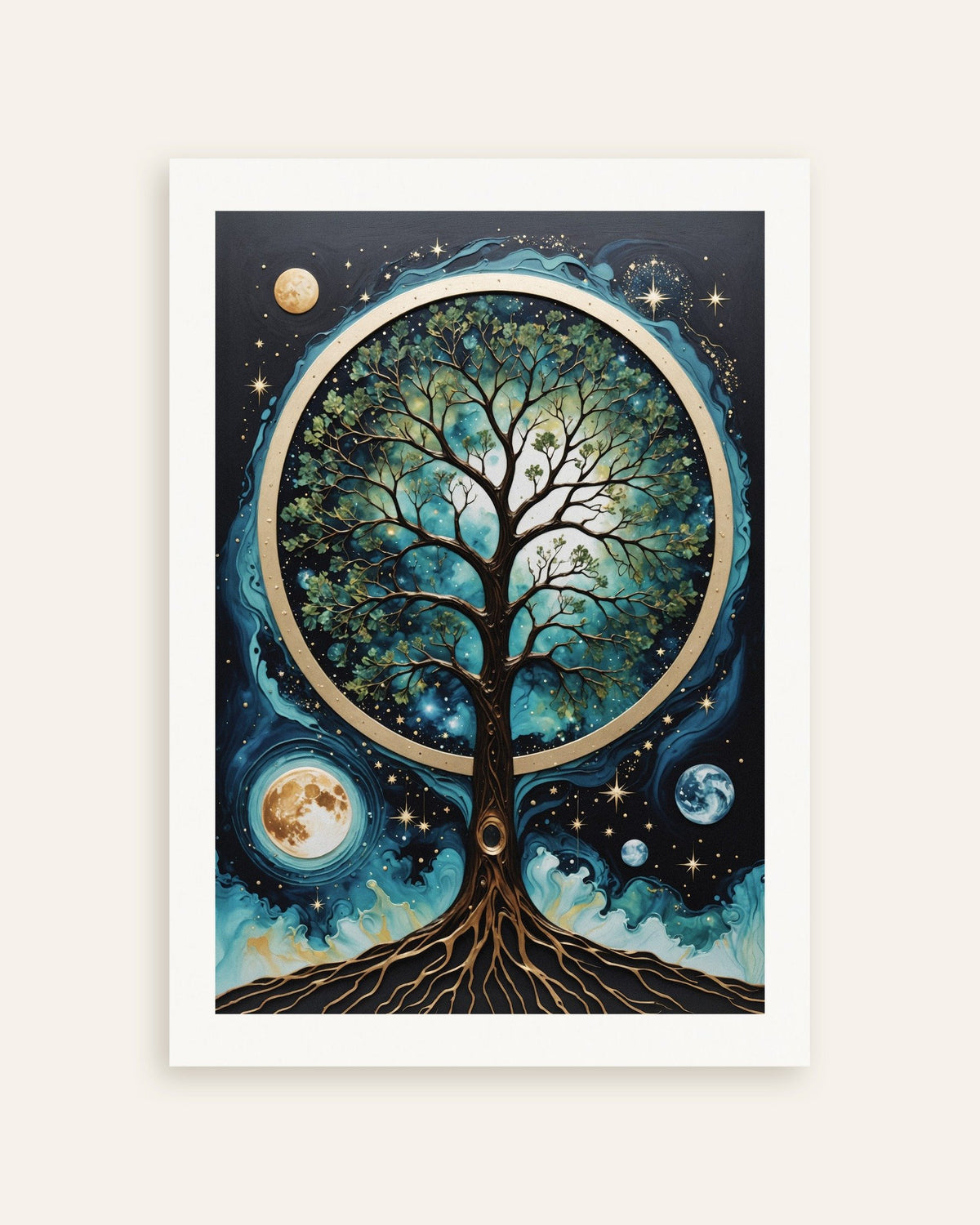 Poster of Cosmogony, tree of life Poster, thumbnail