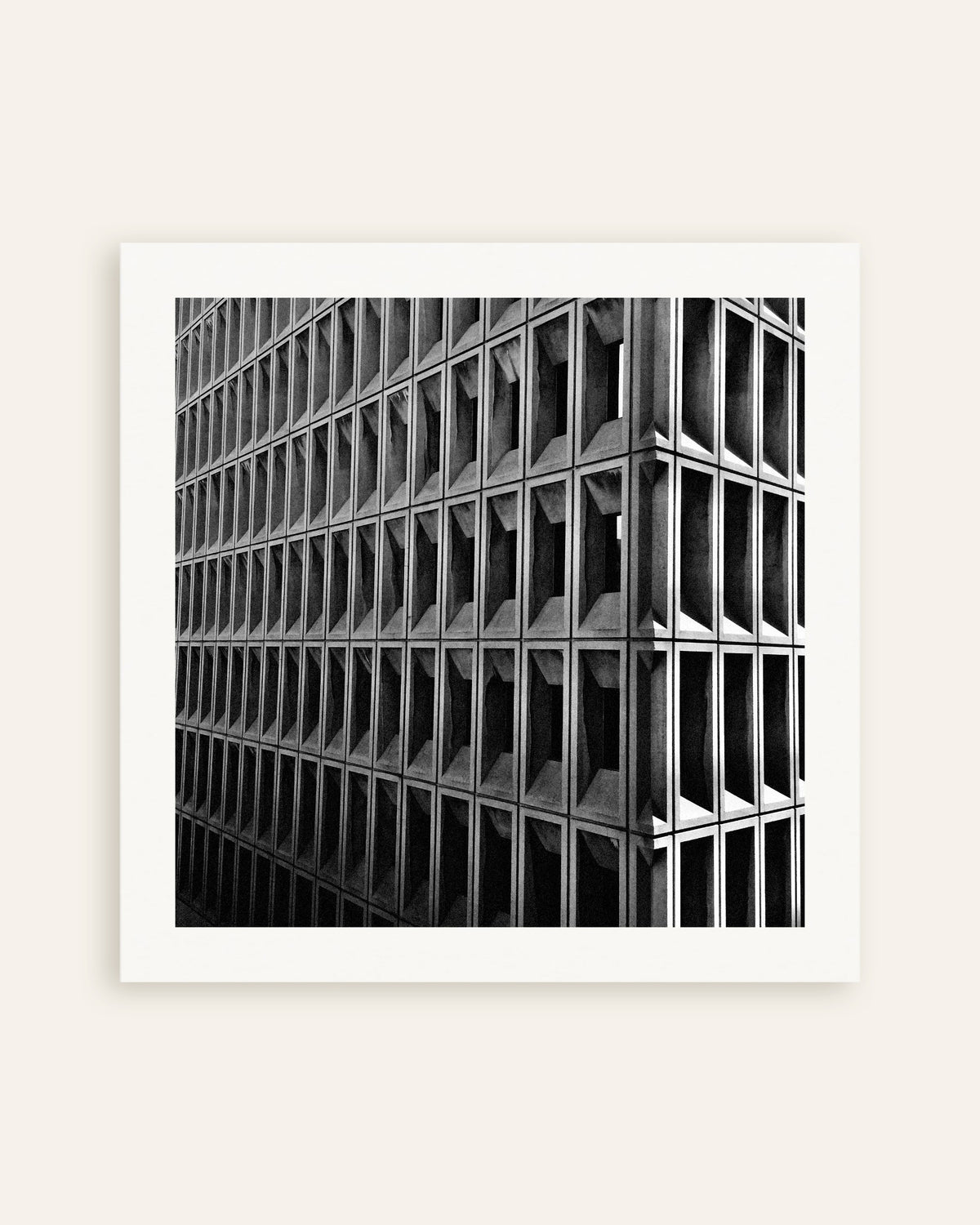 Poster „Ecke mit tiefem Fensterraster“, Miniaturansicht