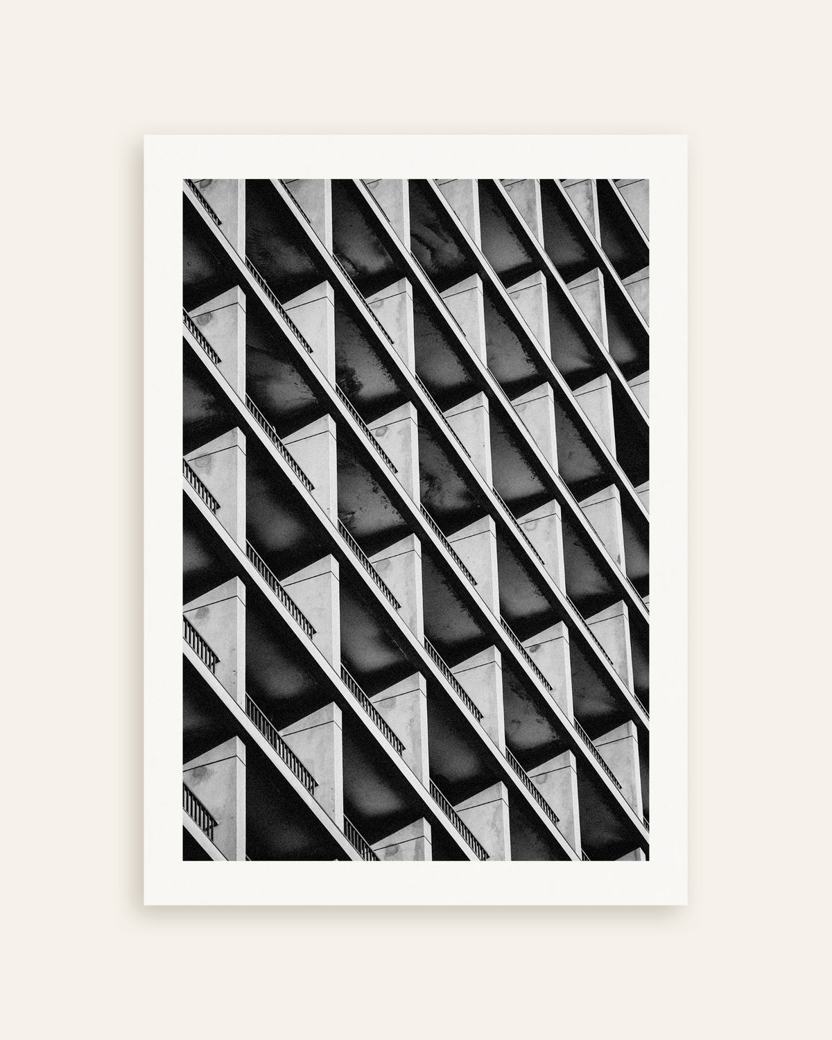 Poster „Diagonaler Rhythmus der Balkone“, Miniaturansicht