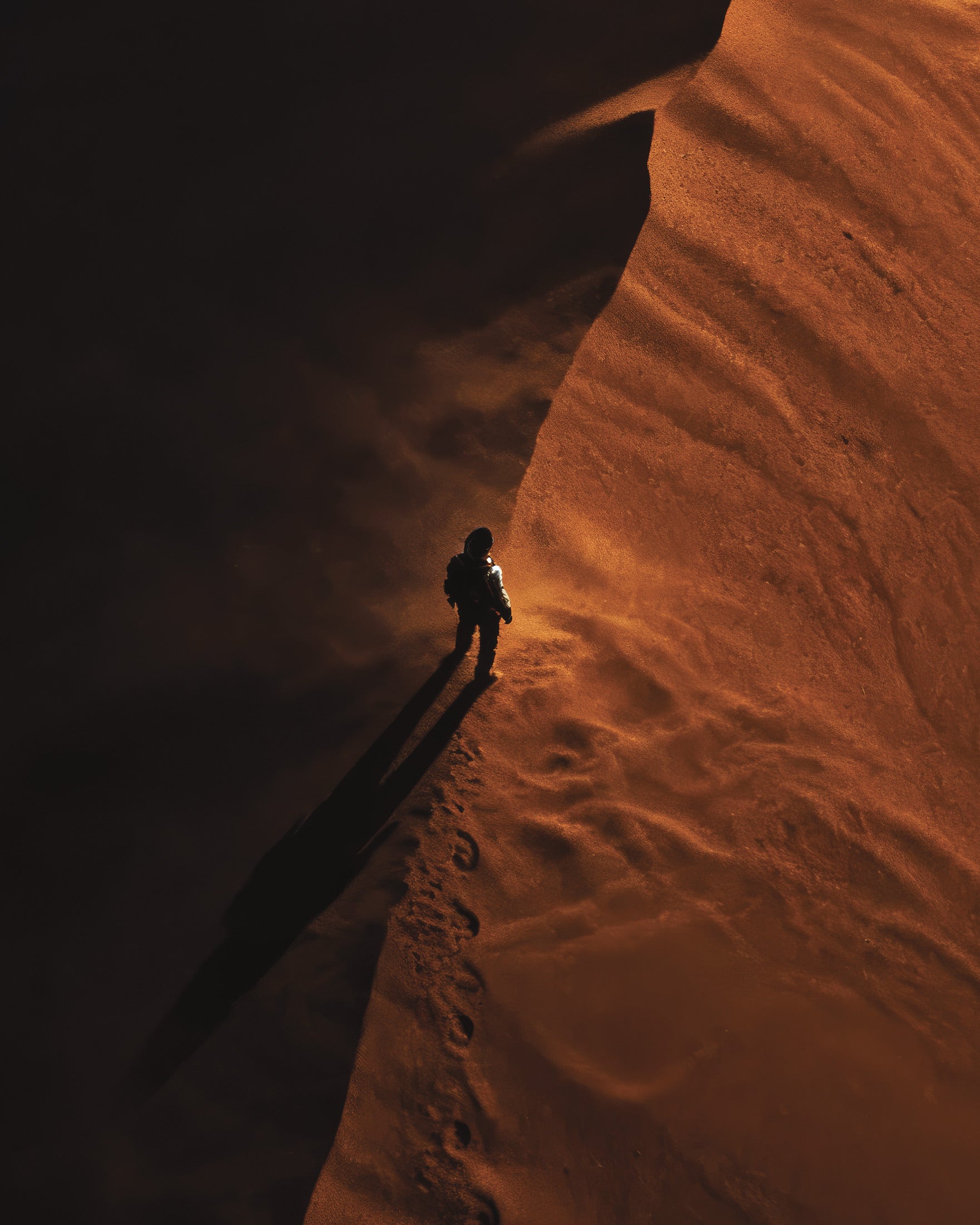 Dune Ridge Poster, Desert Horizon Plakat