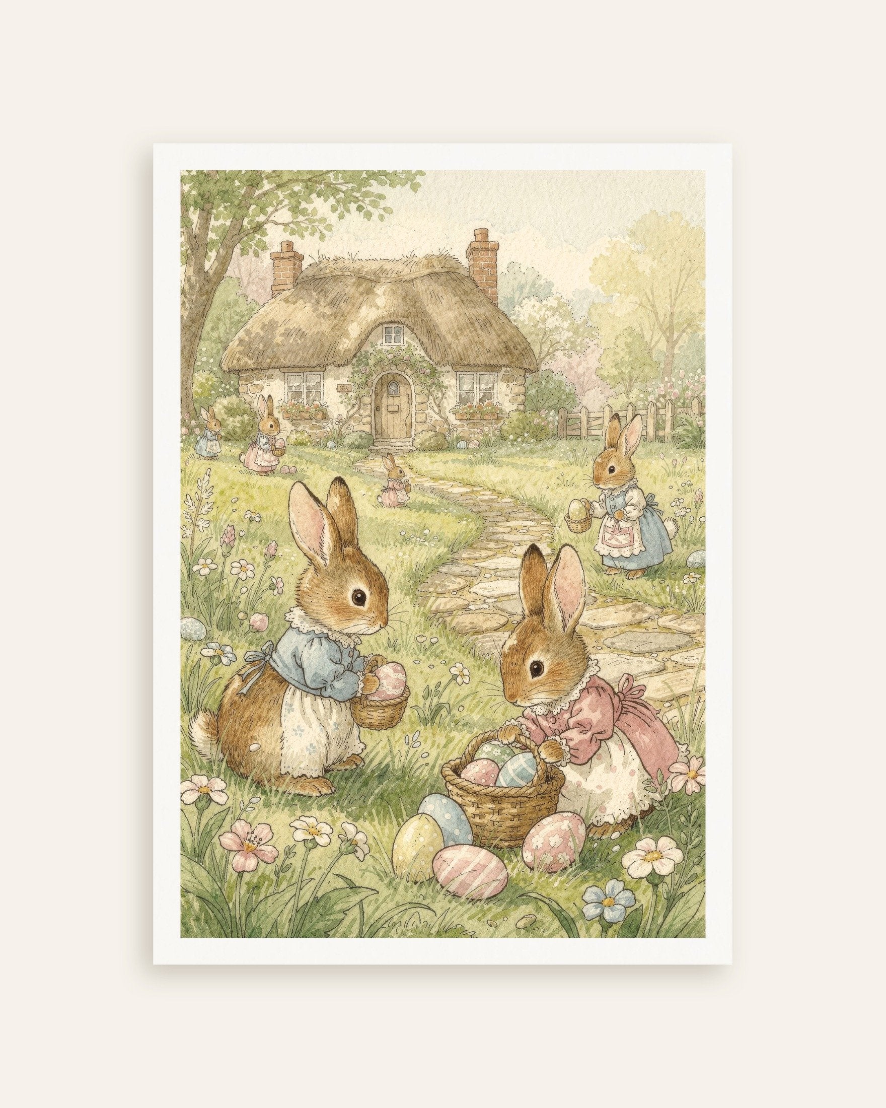 Poster of Easter Bunnies at the Cottage, thumbnail