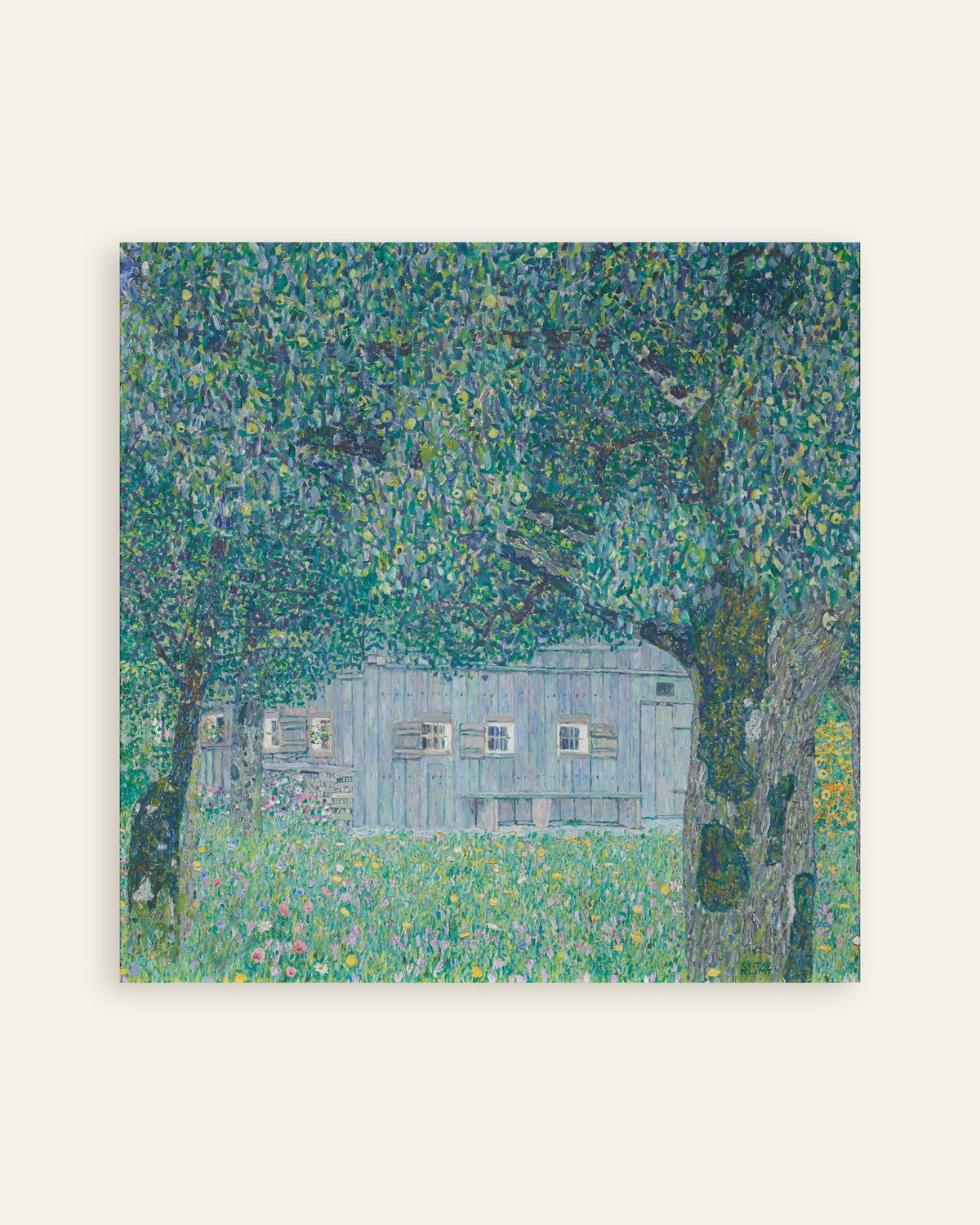 Poster Bauernhaus in Buchberg (1911) von Gustav Klimt, Vorschaubild