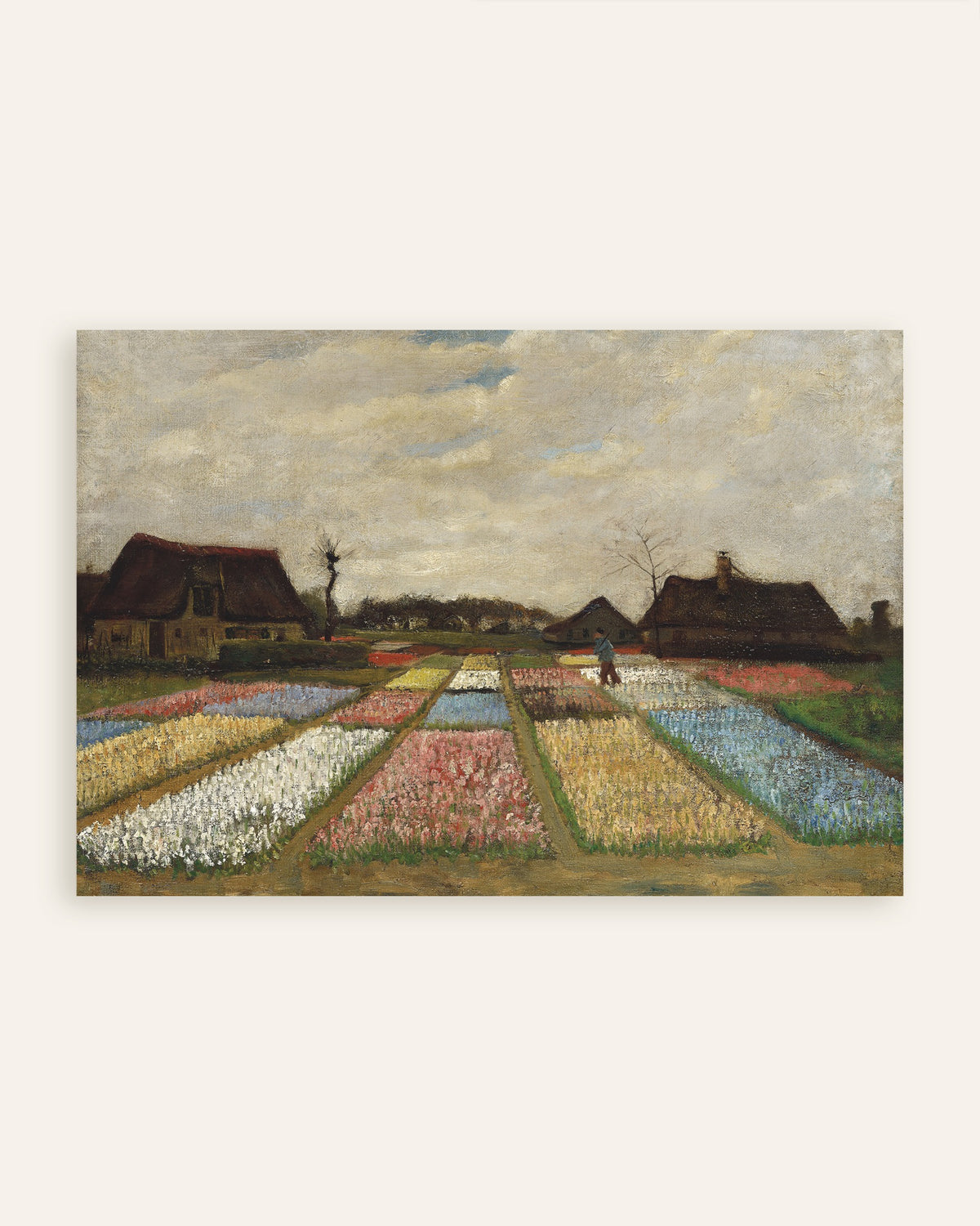 Poster „Blumenbeete in Holland (um 1883) von Vincent van Gogh“, Vorschaubild