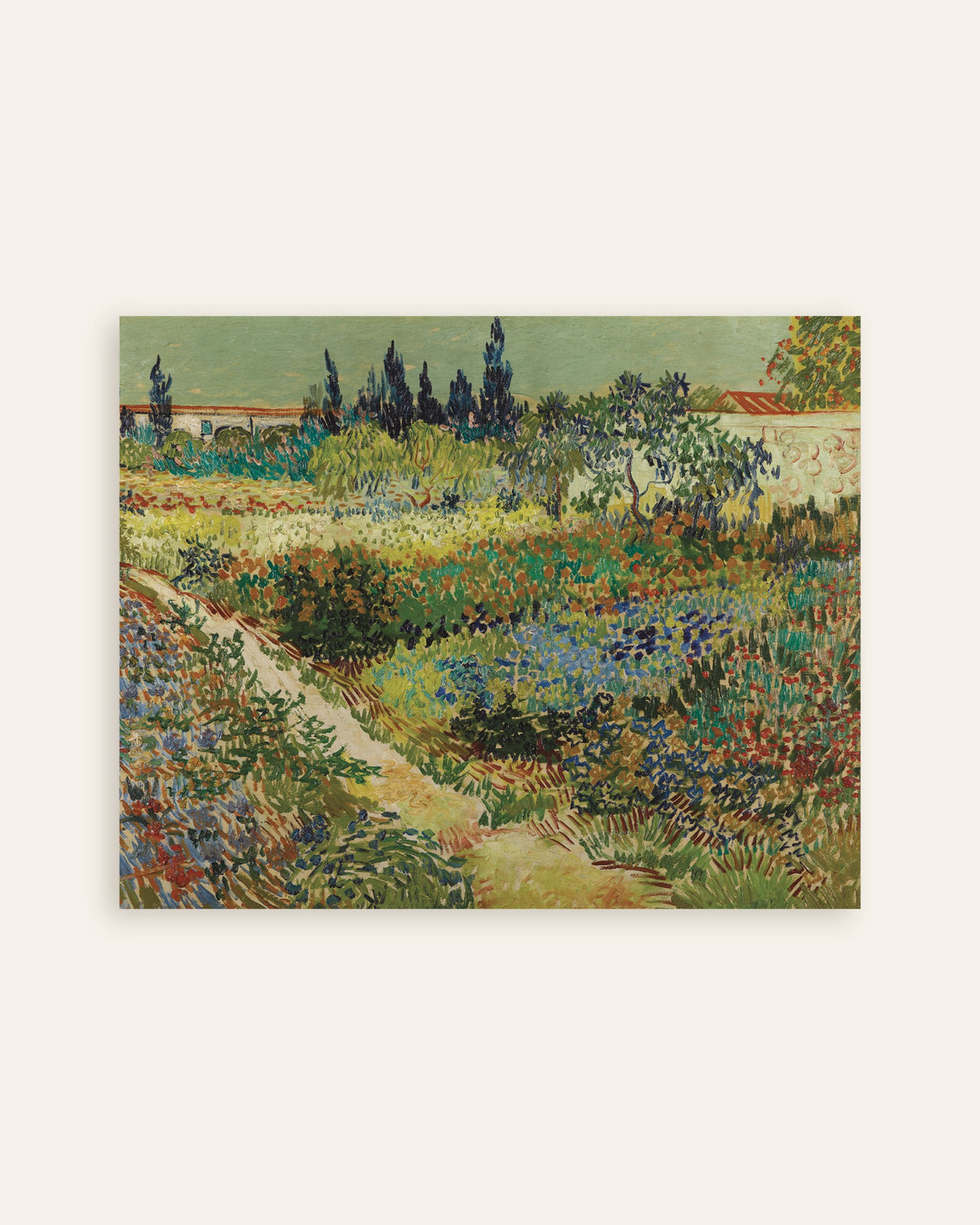 Poster „Garten in Arles (1888) von Vincent van Gogh“, Miniaturansicht