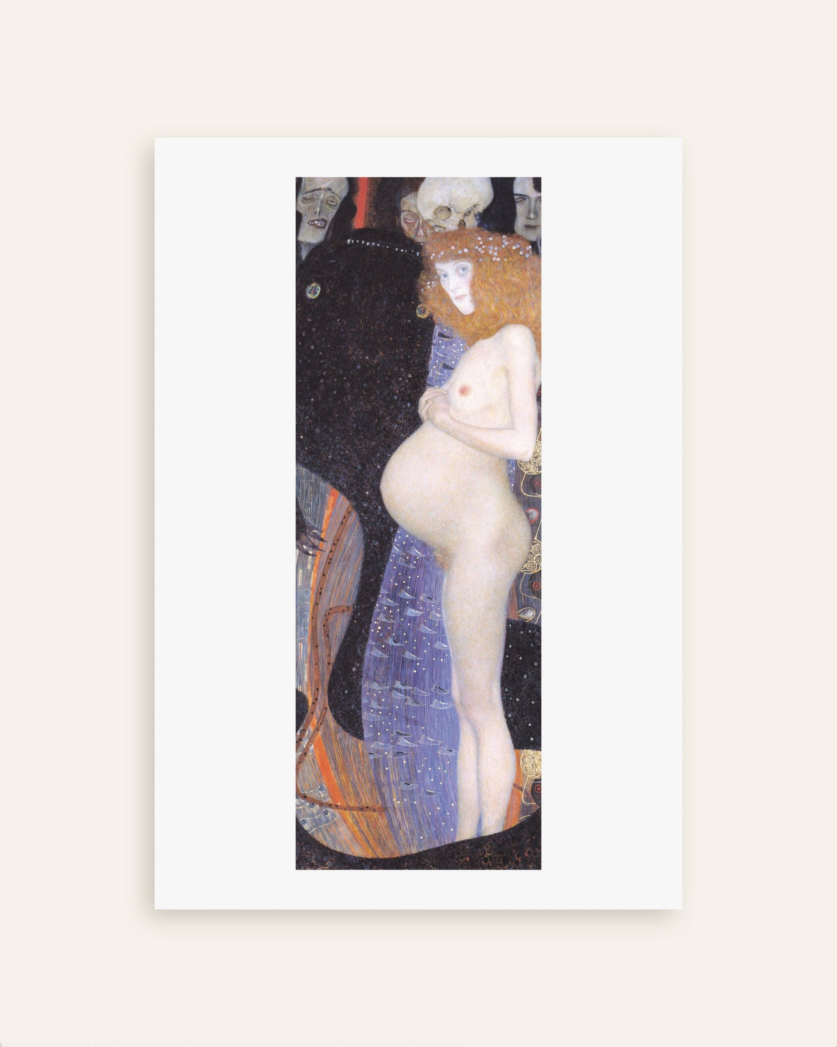 Poster Die Hoffnung I (1903) von Gustav Klimt, Vorschaubild