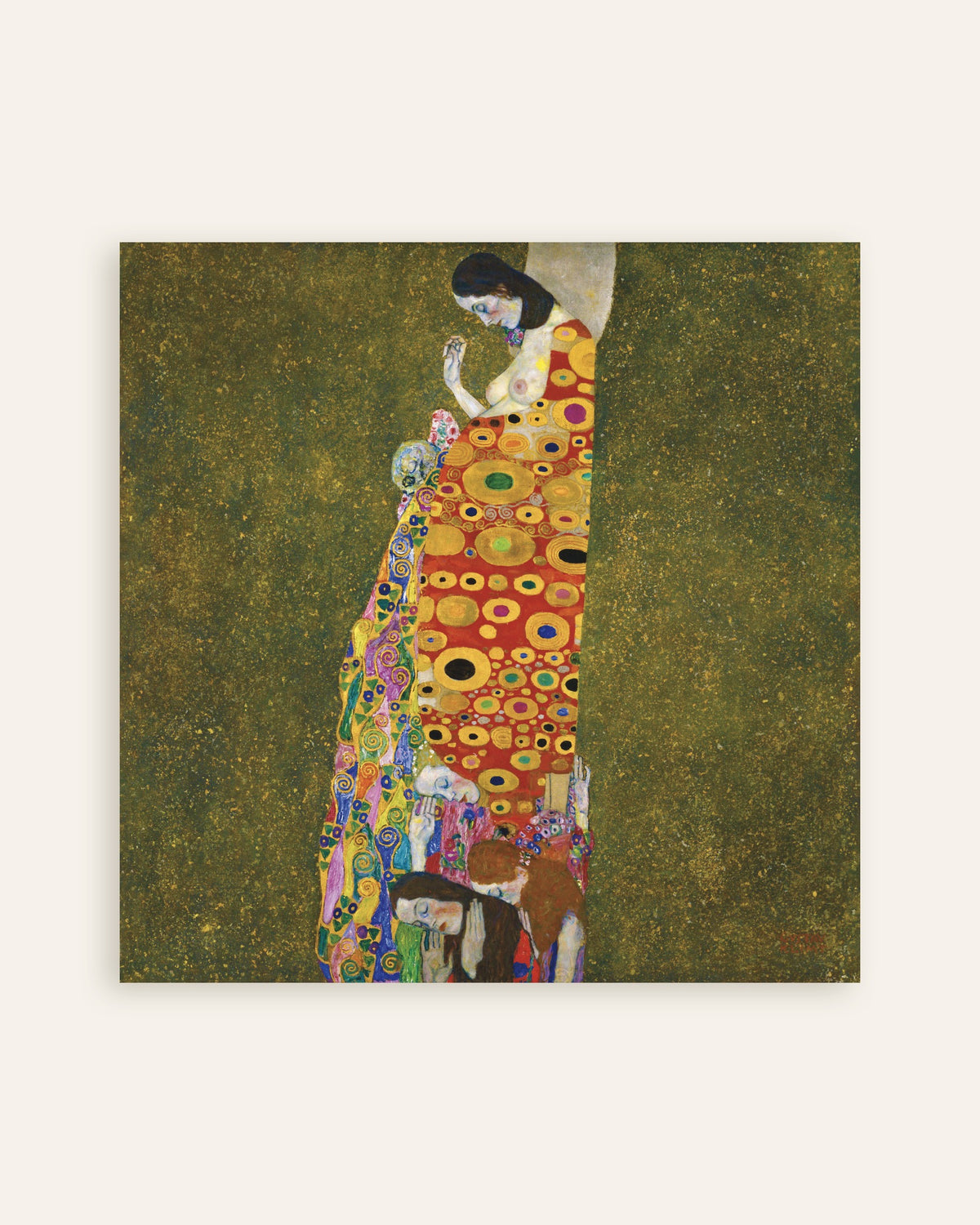 Poster Die Hoffnung II (1907–1908) von Gustav Klimt, Vorschaubild
